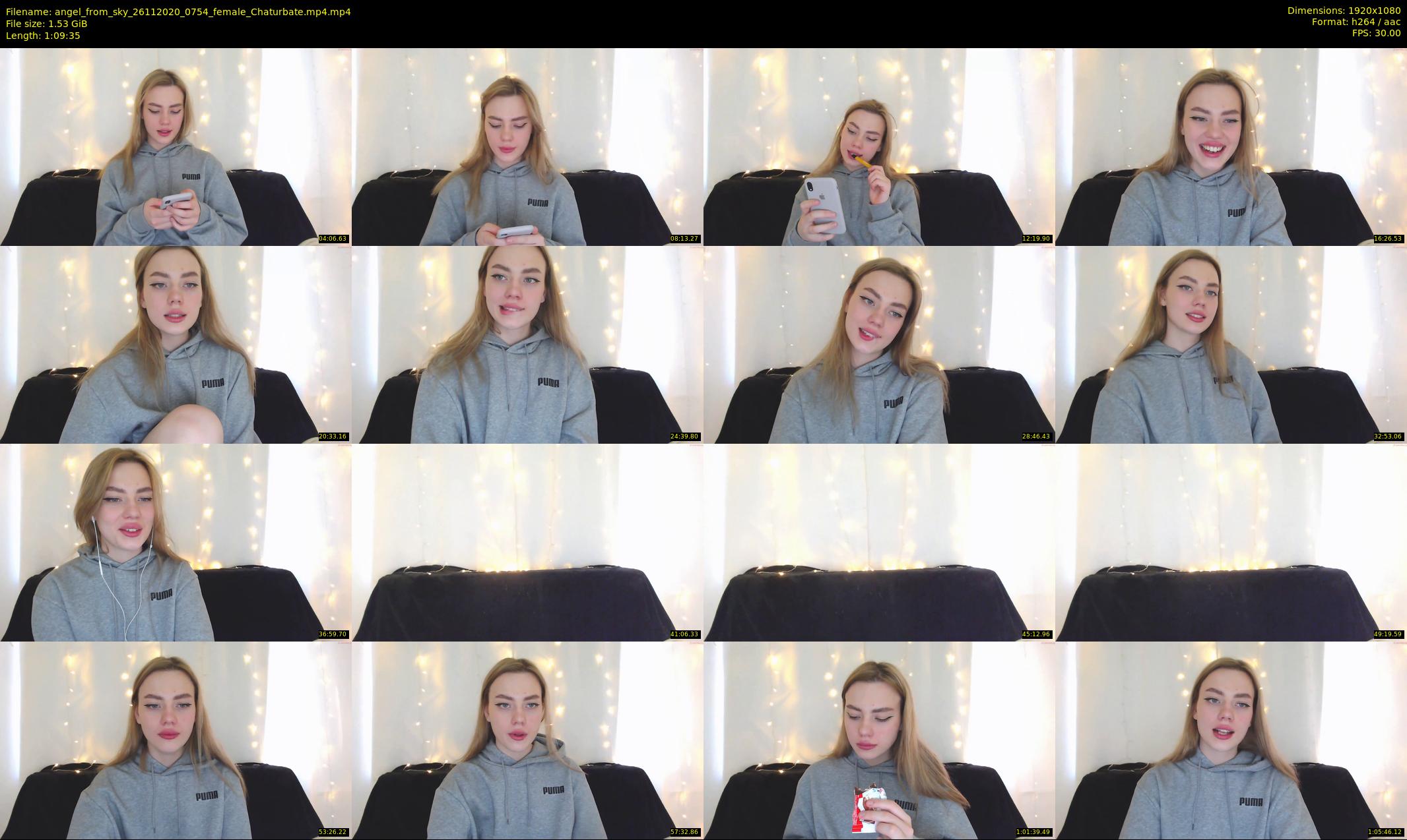 angel_from_sky — 70 minute Chaturbate female cam show recording, 1080p, Nov 26, 2020
