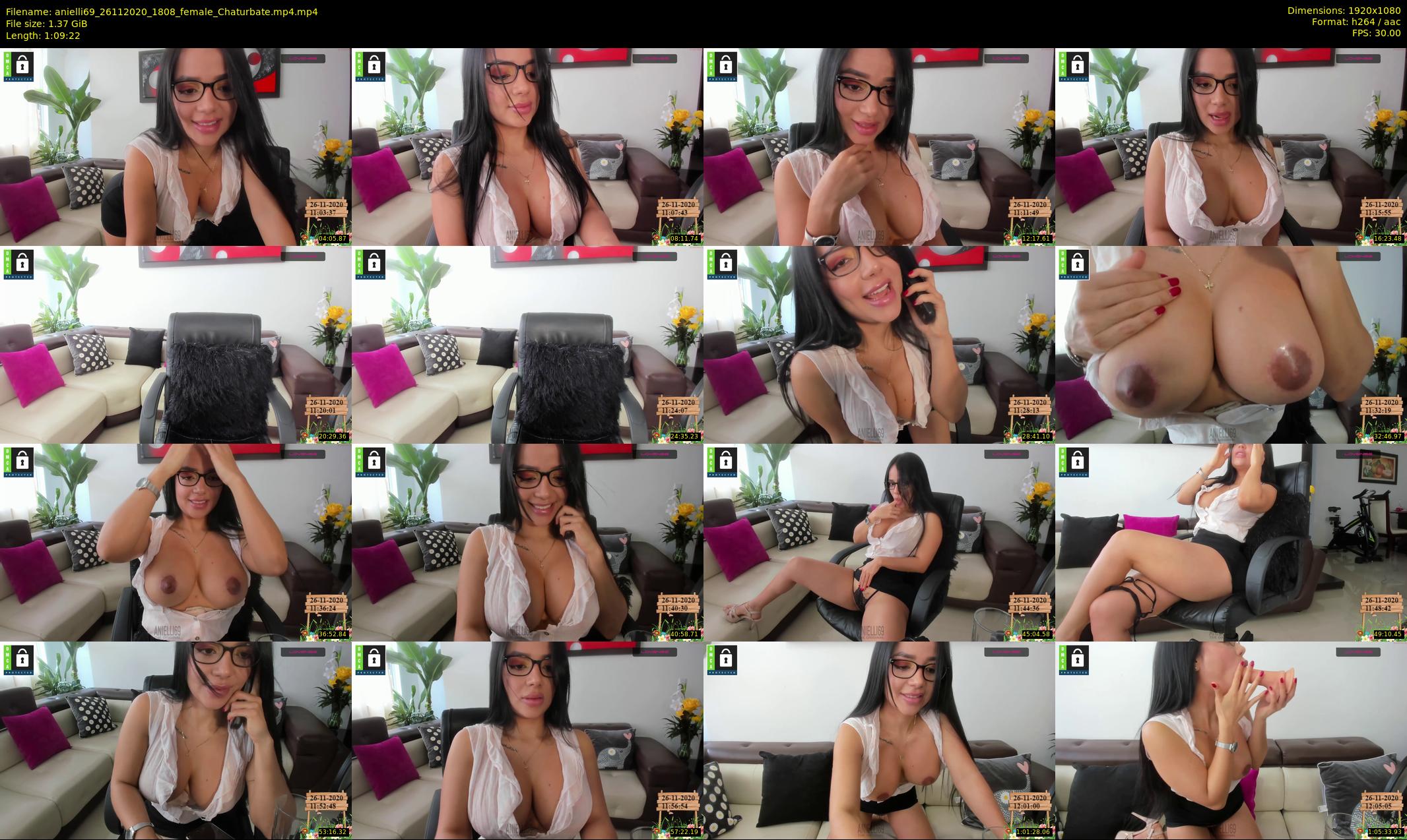 anielli69 — 70 minute Chaturbate female cam show recording, 1080p, Nov 26, 2020