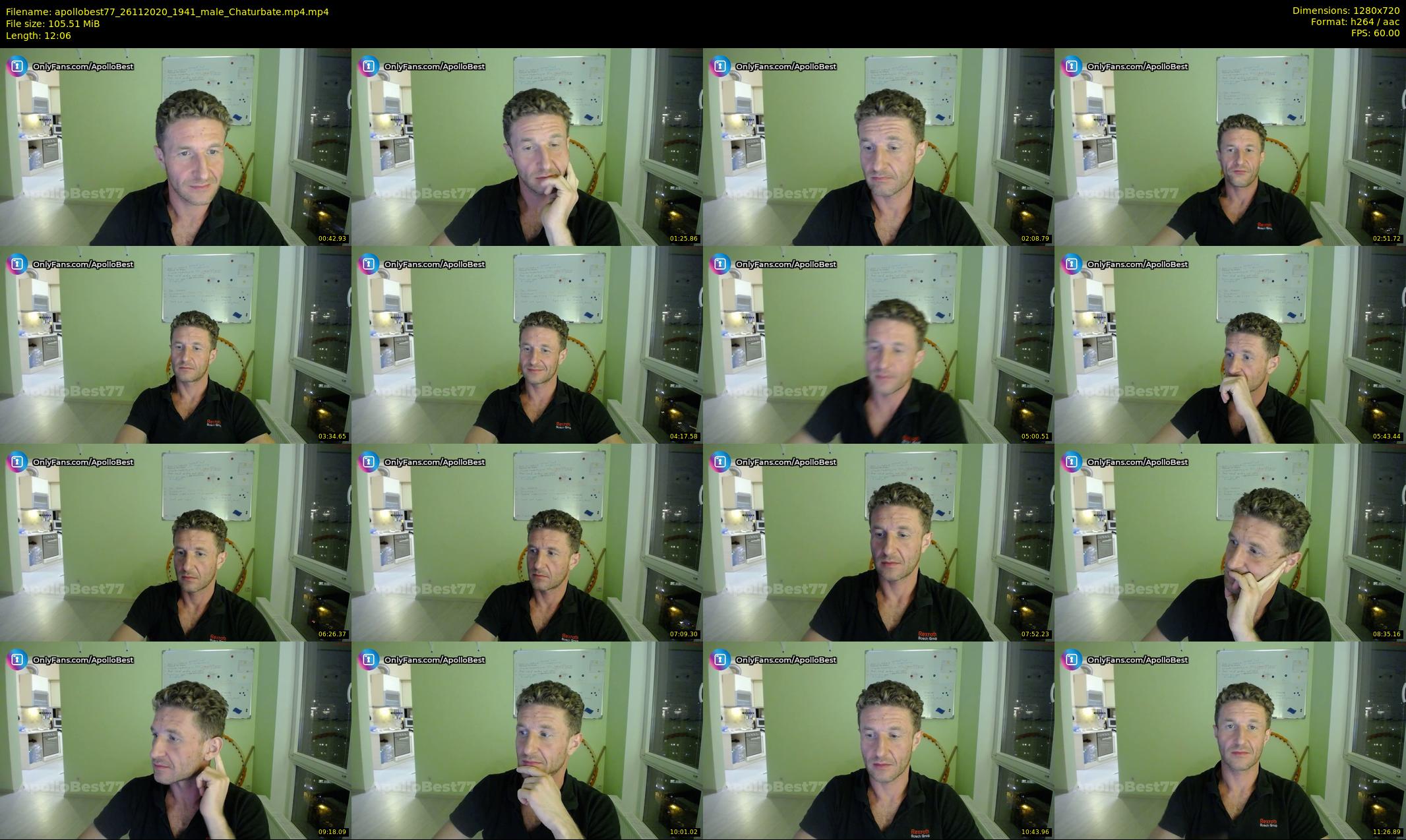 apollobest77 — 13 minute Chaturbate male cam show recording, 720p, Nov 26, 2020