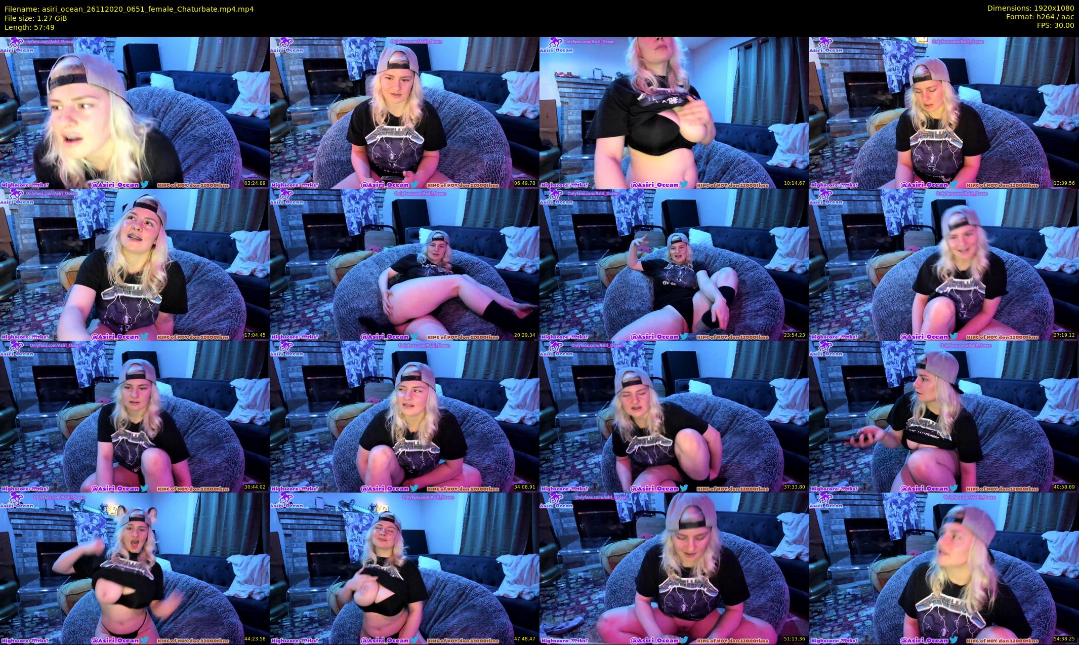 asiri_ocean — 58 minute Chaturbate female cam show recording, 1080p, Nov 26, 2020
