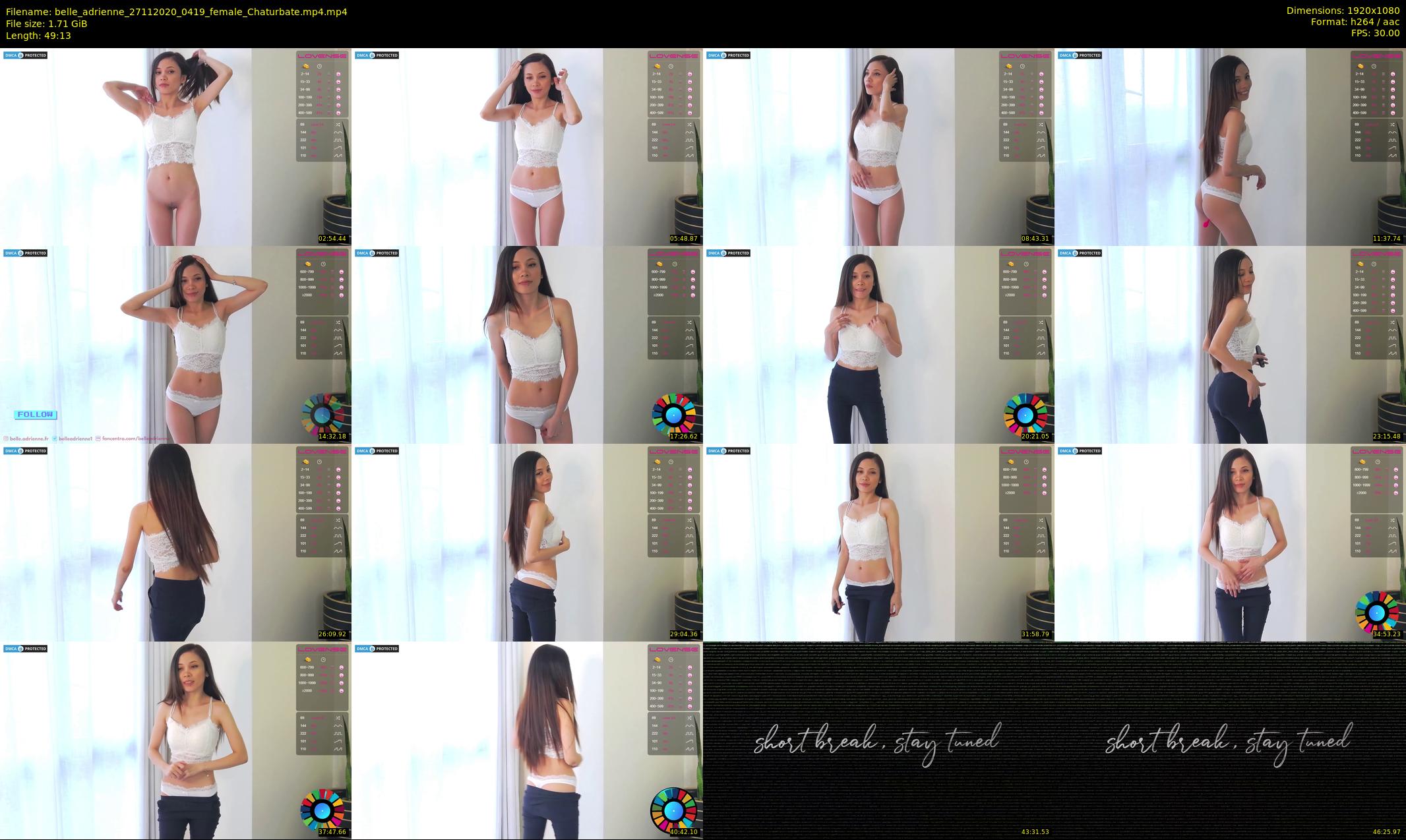 belle_adrienne — 50 minute Chaturbate couple cam show recording, 1080p, Nov 27, 2020