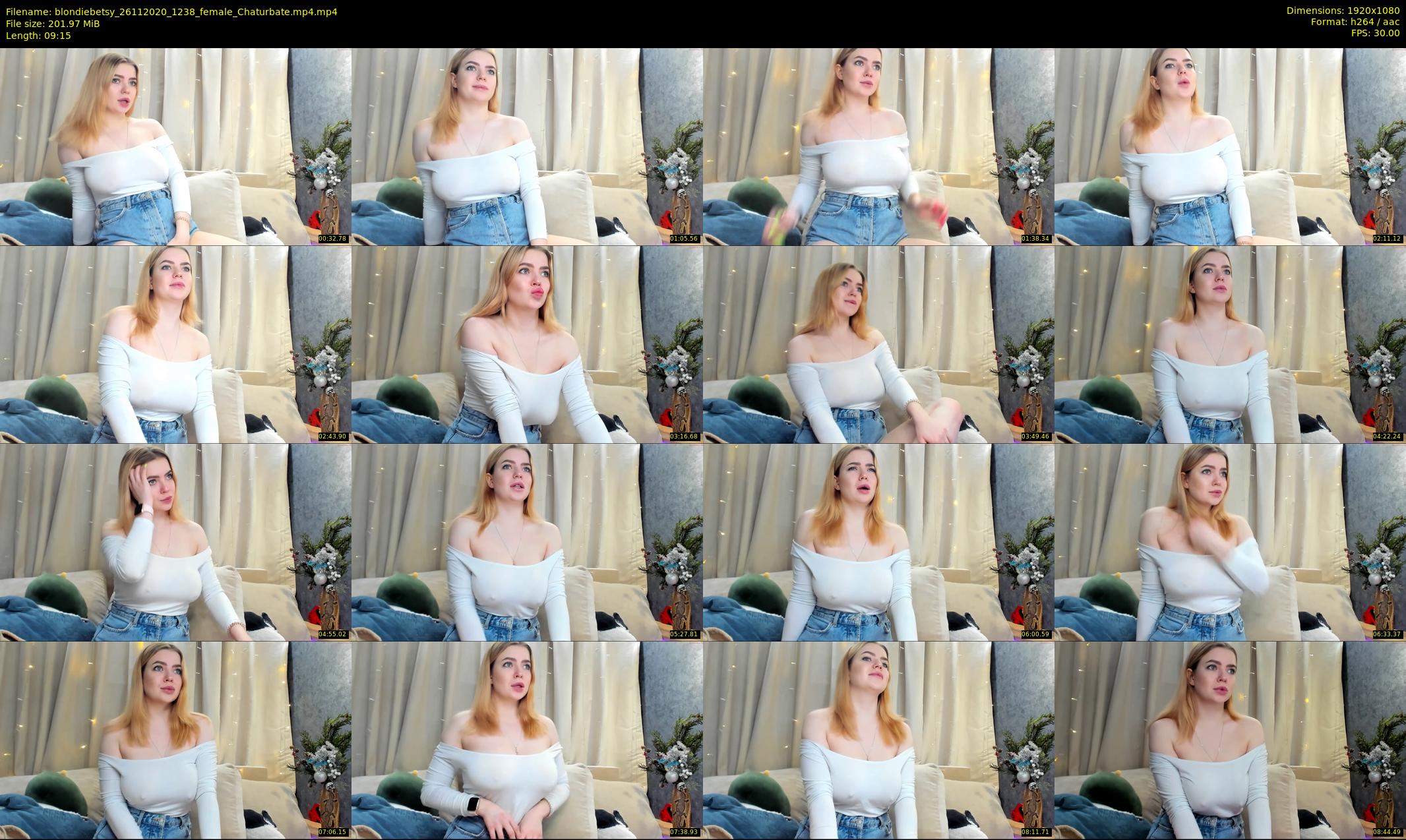 blondiebetsy — 10 minute Chaturbate female cam show recording, 1080p, Nov 26, 2020