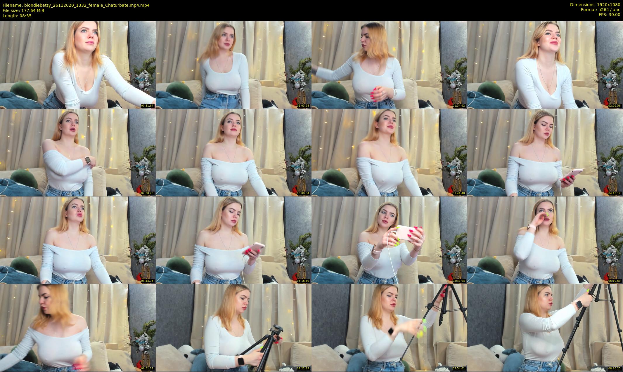blondiebetsy — 9 minute Chaturbate female cam show recording, 1080p, Nov 26, 2020