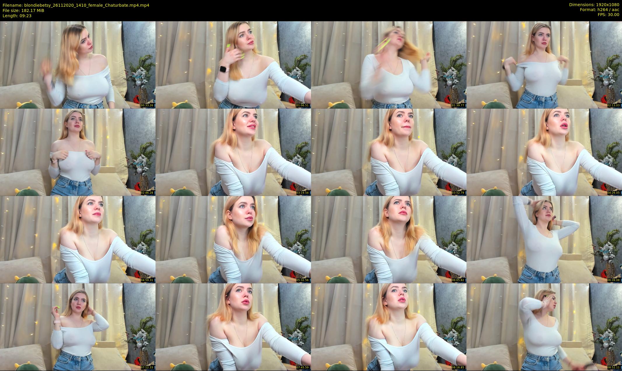 blondiebetsy — 10 minute Chaturbate female cam show recording, 1080p, Nov 26, 2020