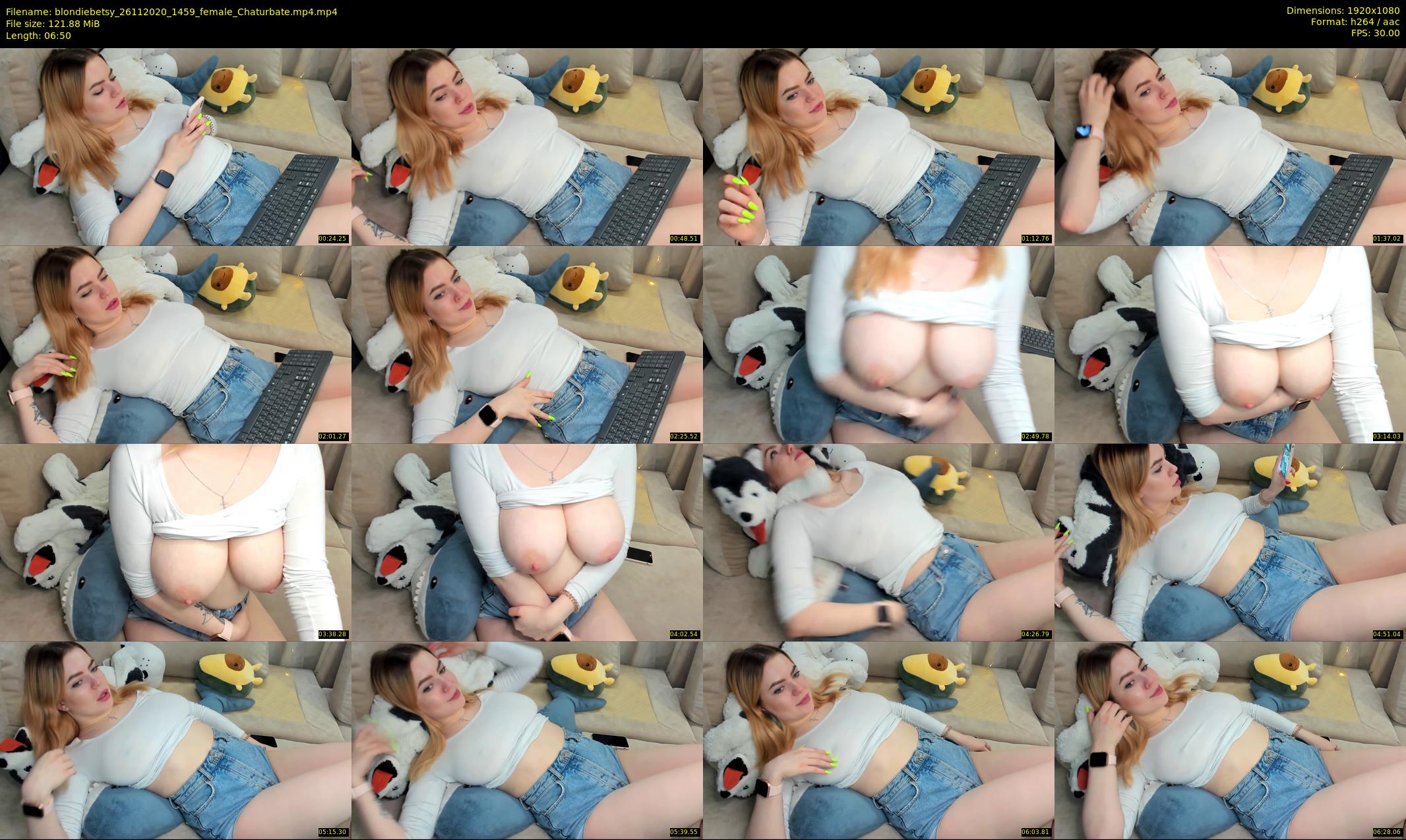 blondiebetsy — 7 minute Chaturbate female cam show recording, 1080p, Nov 26, 2020