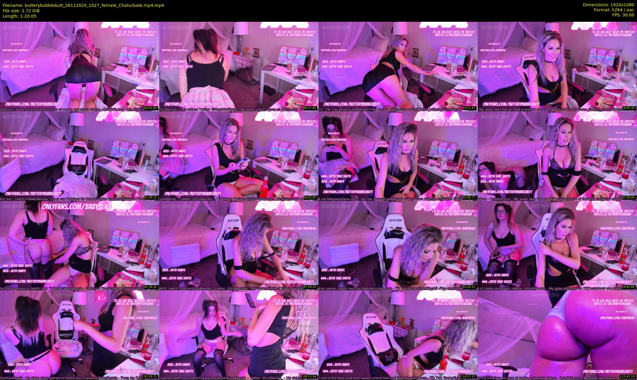 butterybubblebutt — 81 minute Chaturbate couple cam show recording, 1080p, Nov 26, 2020