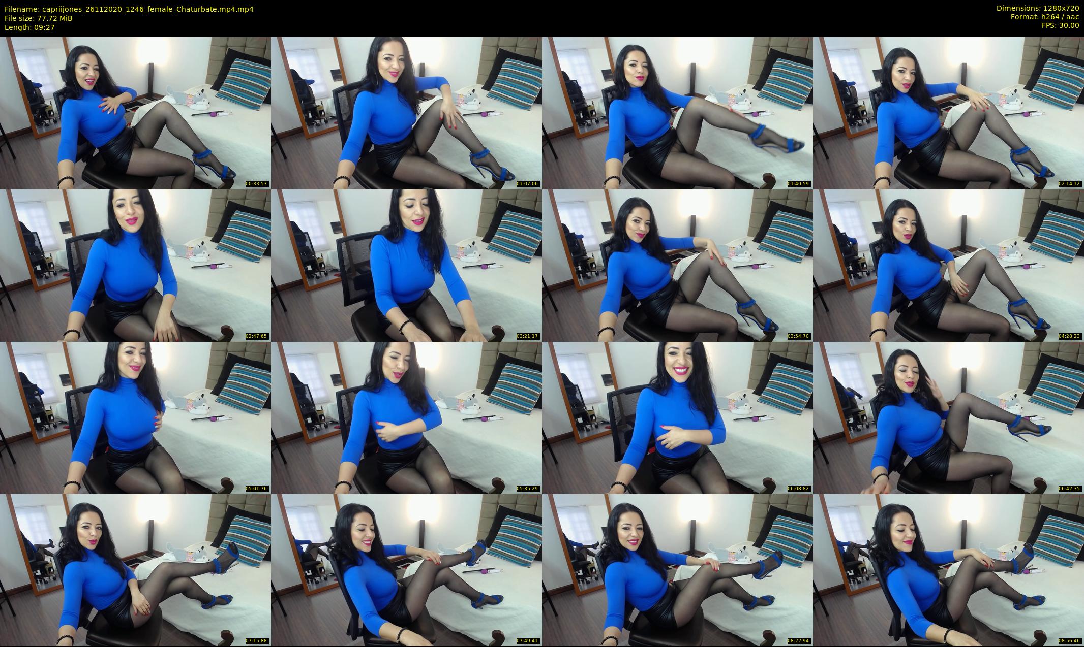 capriijones — 10 minute Chaturbate female cam show recording, 720p, Nov 26, 2020