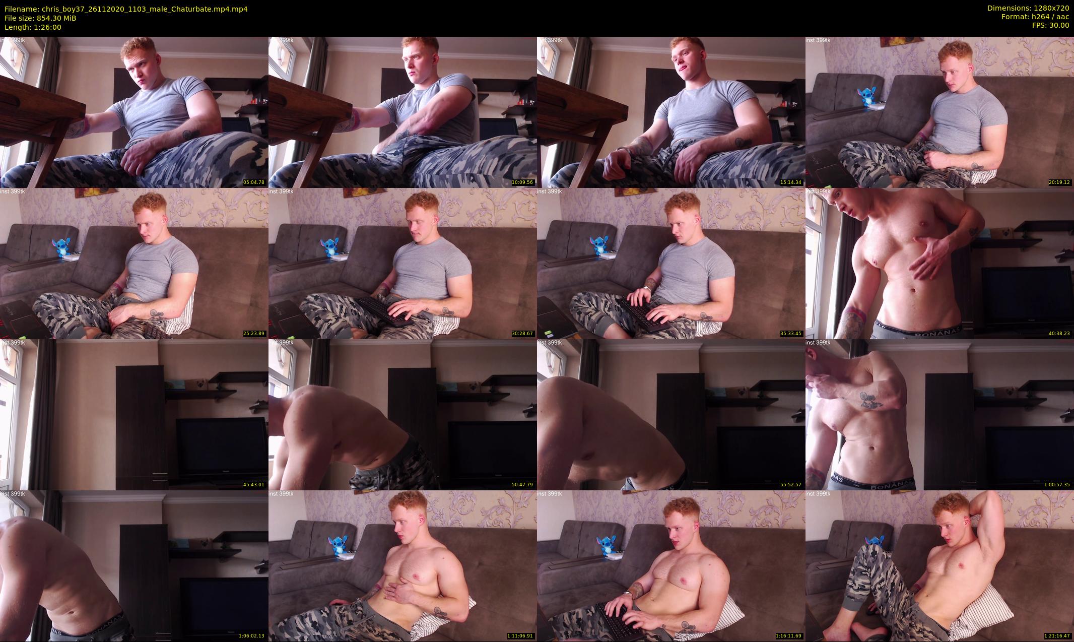 chris_boy37 — 86 minute Chaturbate male cam show recording, 720p, Nov 26, 2020