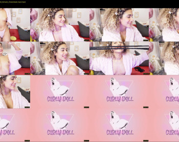 curlydoll1 — 45 minute Chaturbate female cam show recording, 720p, Nov 27, 2020