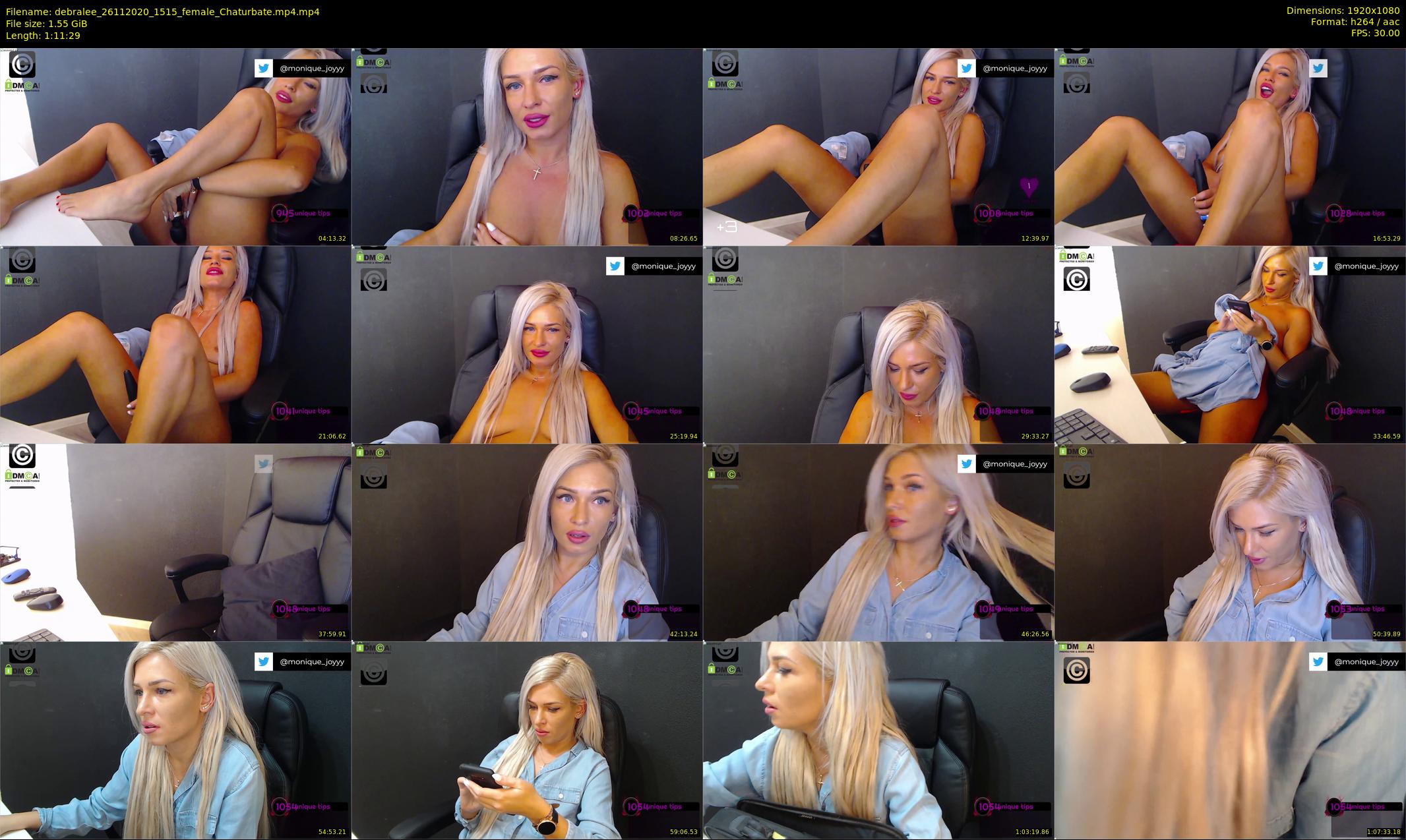 debralee — 72 minute Chaturbate female cam show recording, 1080p, Nov 26, 2020