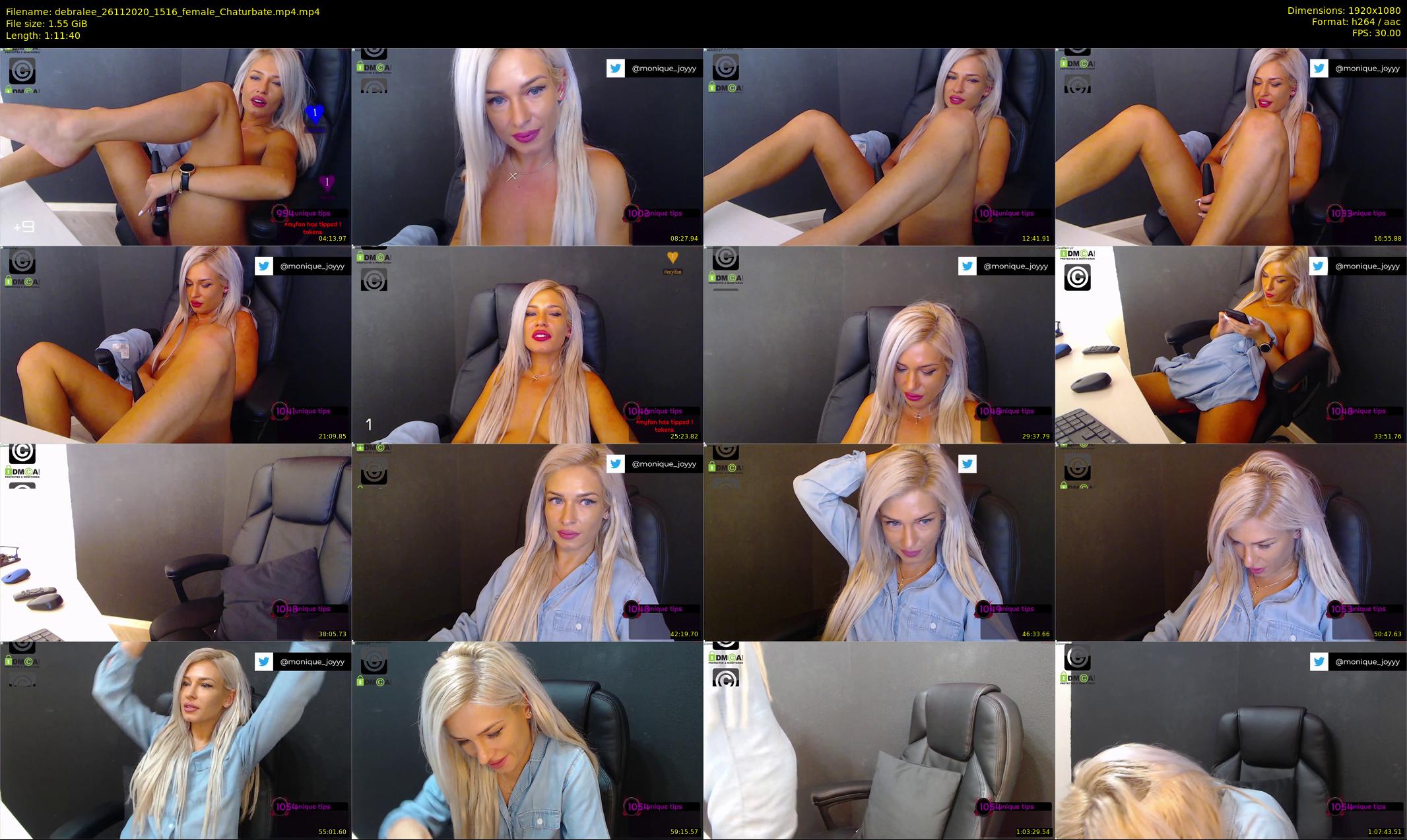 debralee — 72 minute Chaturbate female cam show recording, 1080p, Nov 26, 2020