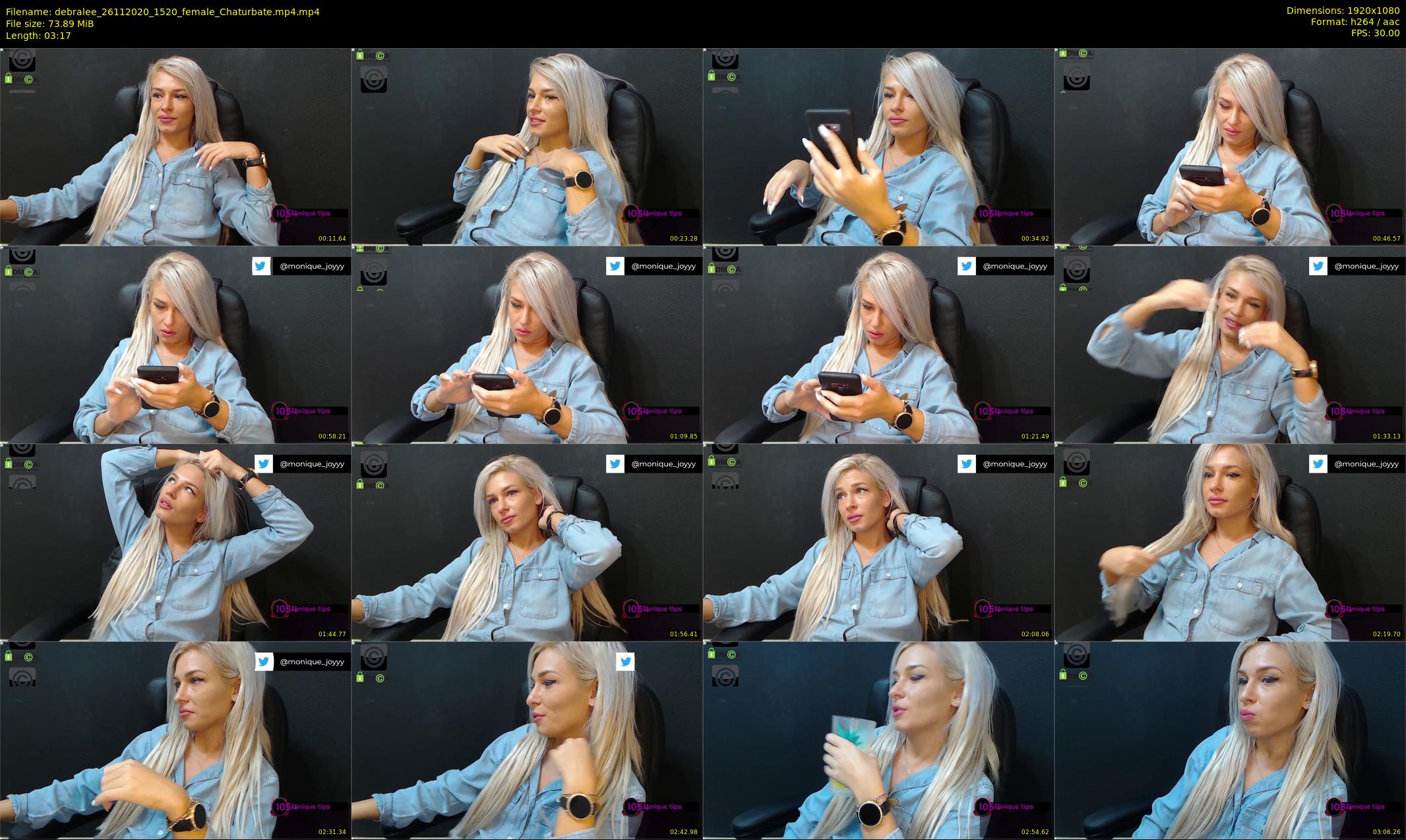 debralee — 4 minute Chaturbate female cam show recording, 1080p, Nov 26, 2020