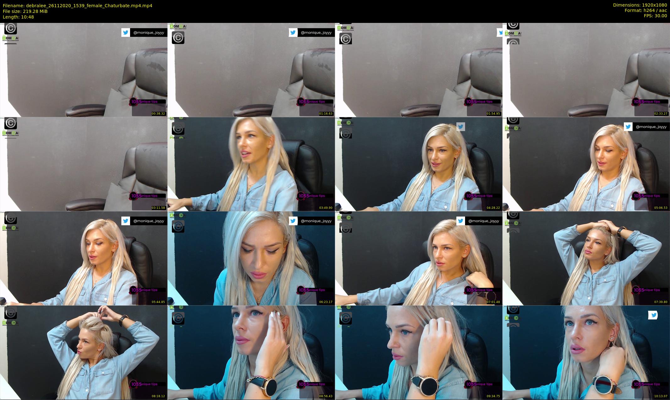 debralee — 11 minute Chaturbate female cam show recording, 1080p, Nov 26, 2020
