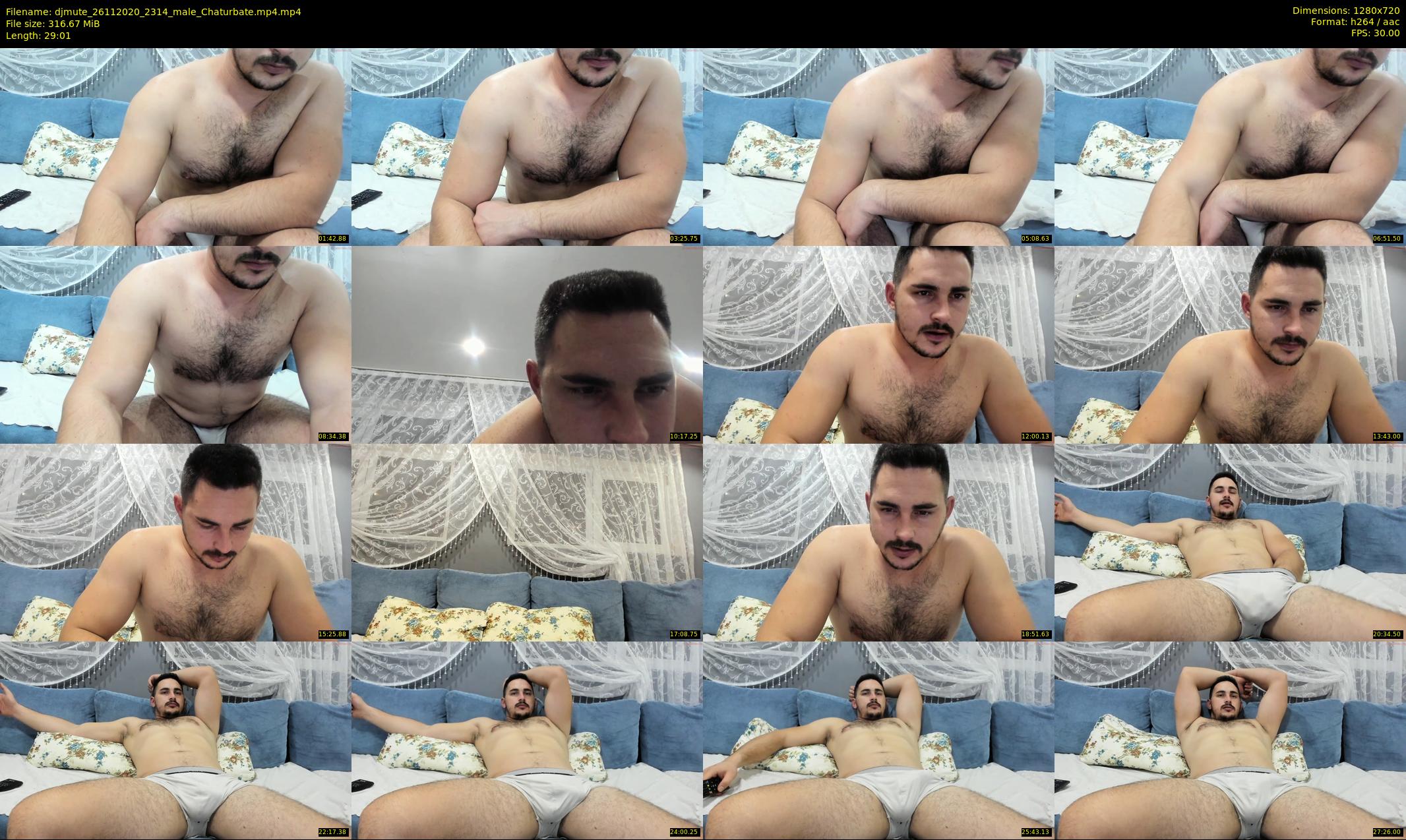 djmute — 30 minute Chaturbate male cam show recording, 720p, Nov 26, 2020