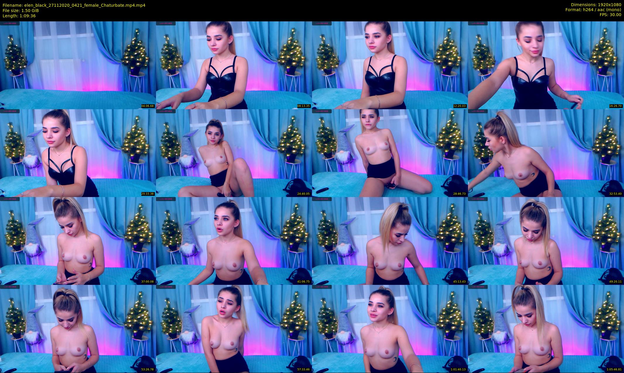 elen_black — 70 minute Chaturbate female cam show recording, 1080p, Nov 27, 2020