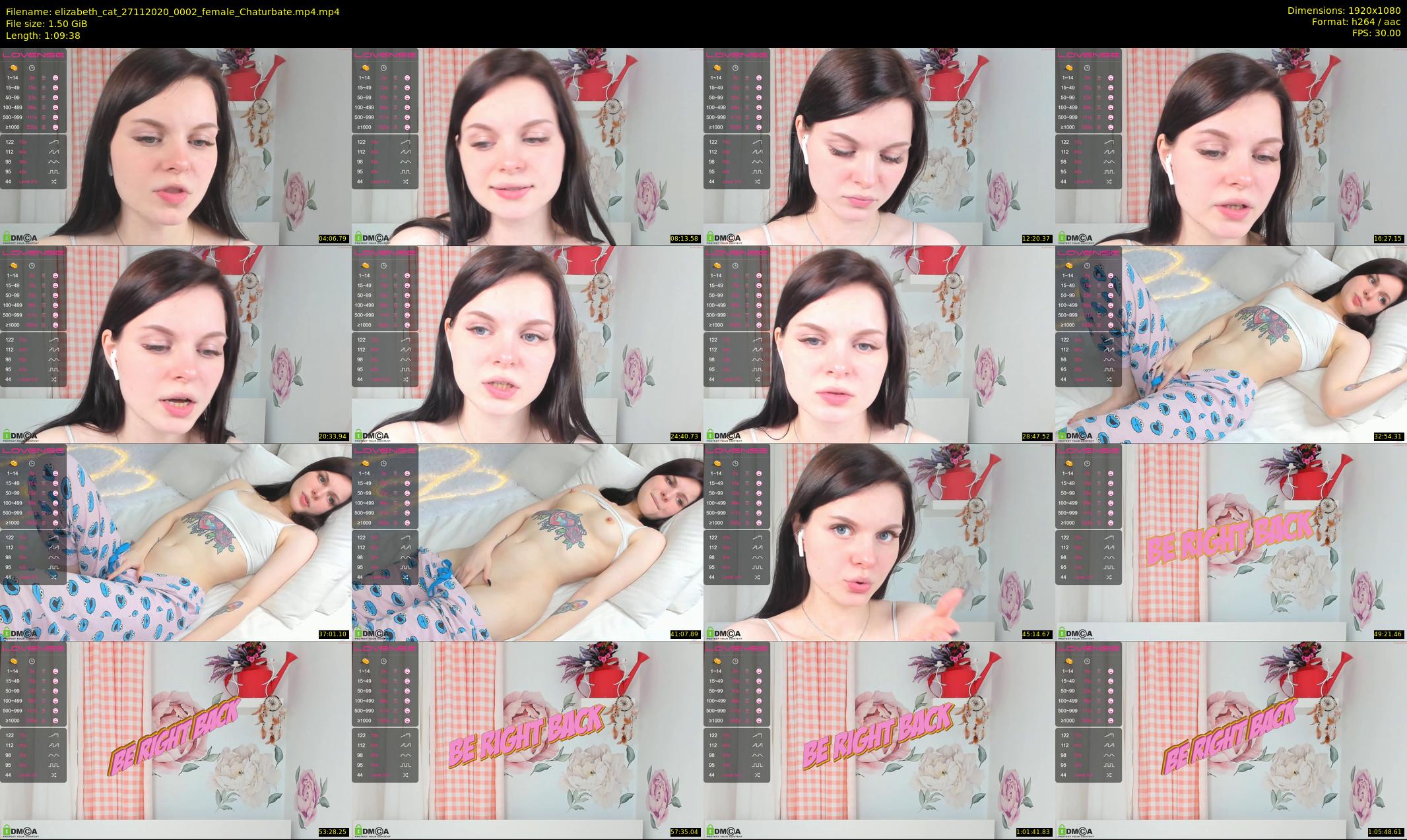 elizabeth_cat — 70 minute Chaturbate female cam show recording, 1080p, Nov 27, 2020