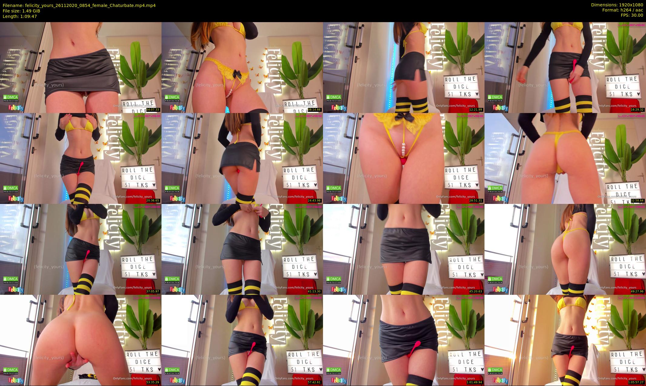 felicity_yours — 70 minute Chaturbate female cam show recording, 1080p, Nov 26, 2020