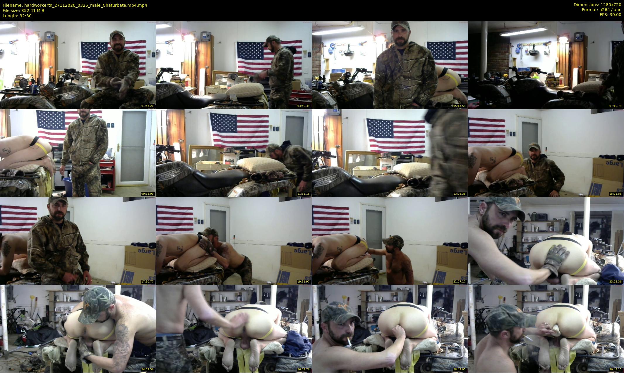 hardworkertn — 33 minute Chaturbate male cam show recording, 720p, Nov 27, 2020