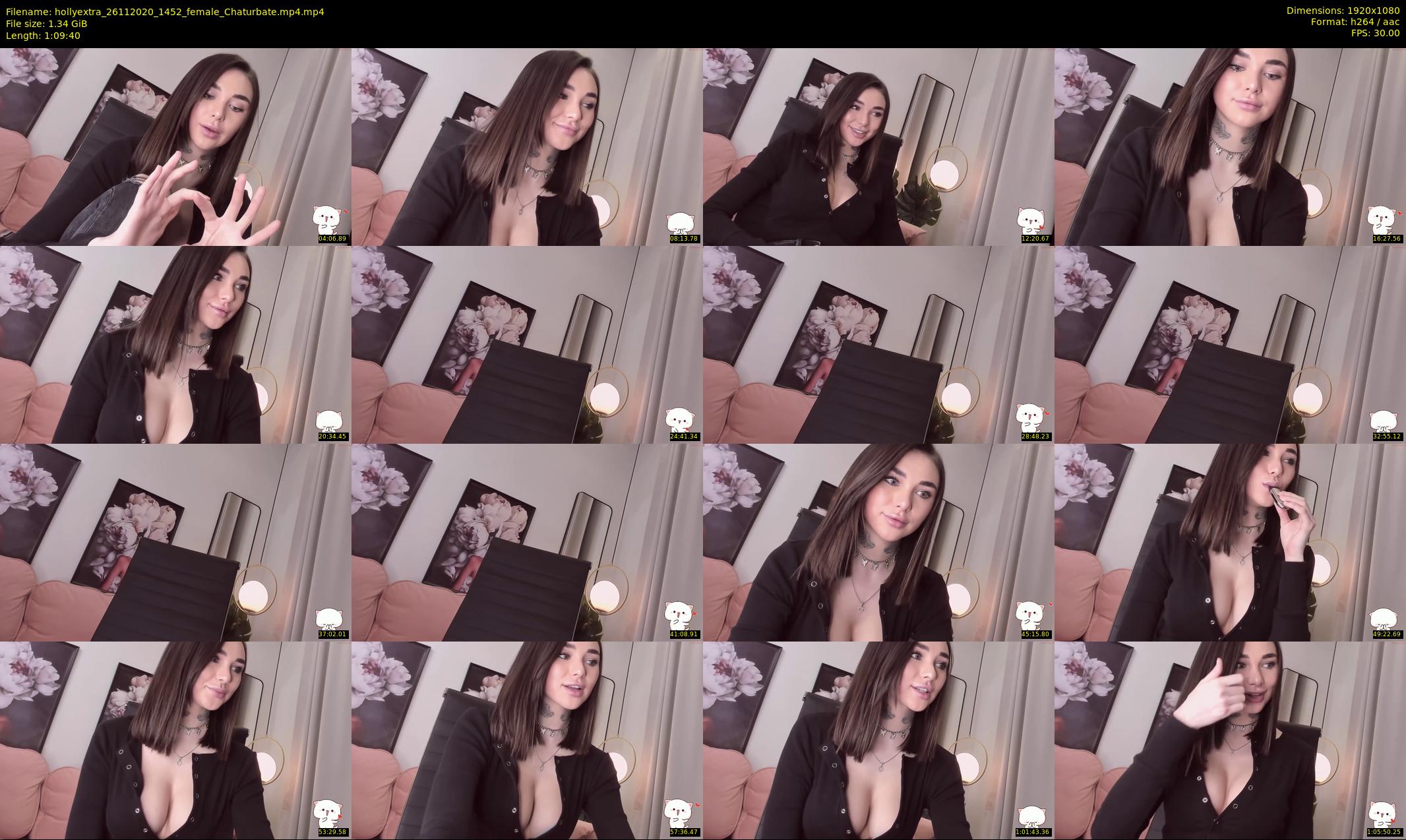 hollyextra — 70 minute Chaturbate female cam show recording, 1080p, Nov 26, 2020
