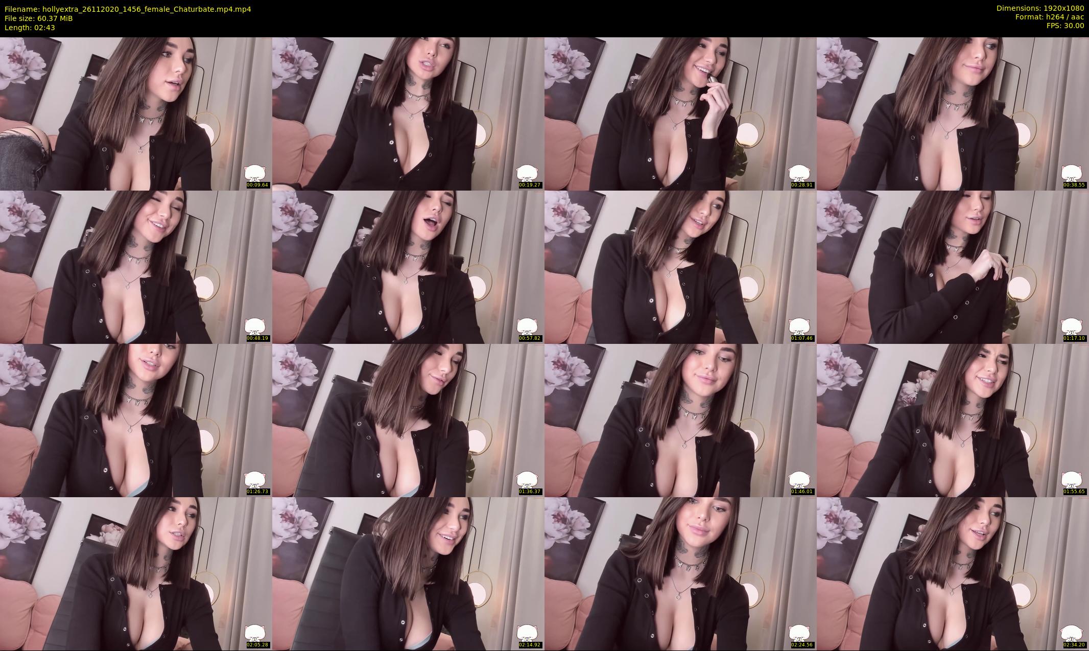hollyextra — 3 minute Chaturbate female cam show recording, 1080p, Nov 26, 2020