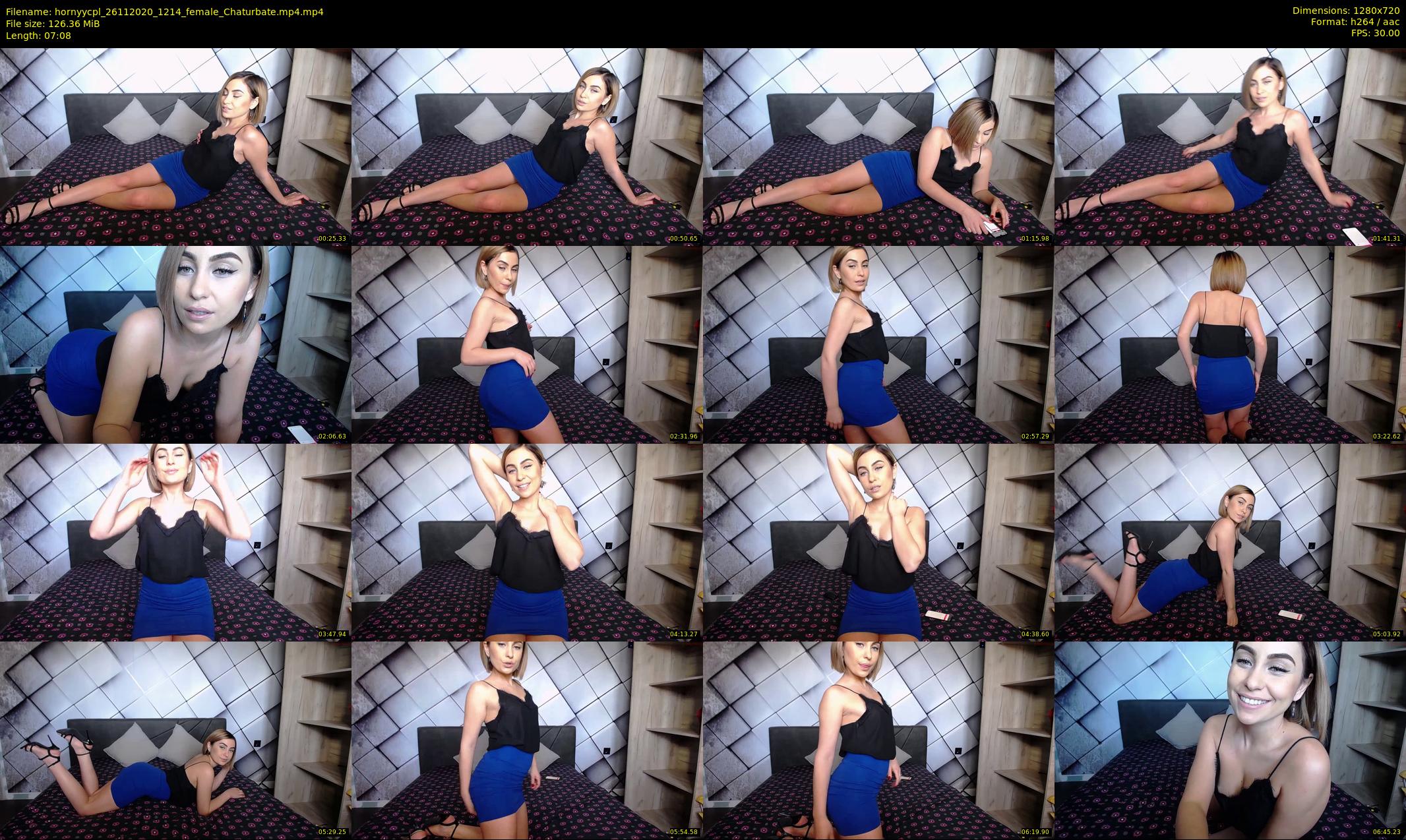 hornyycpl — 8 minute Chaturbate couple cam show recording, 720p, Nov 26, 2020