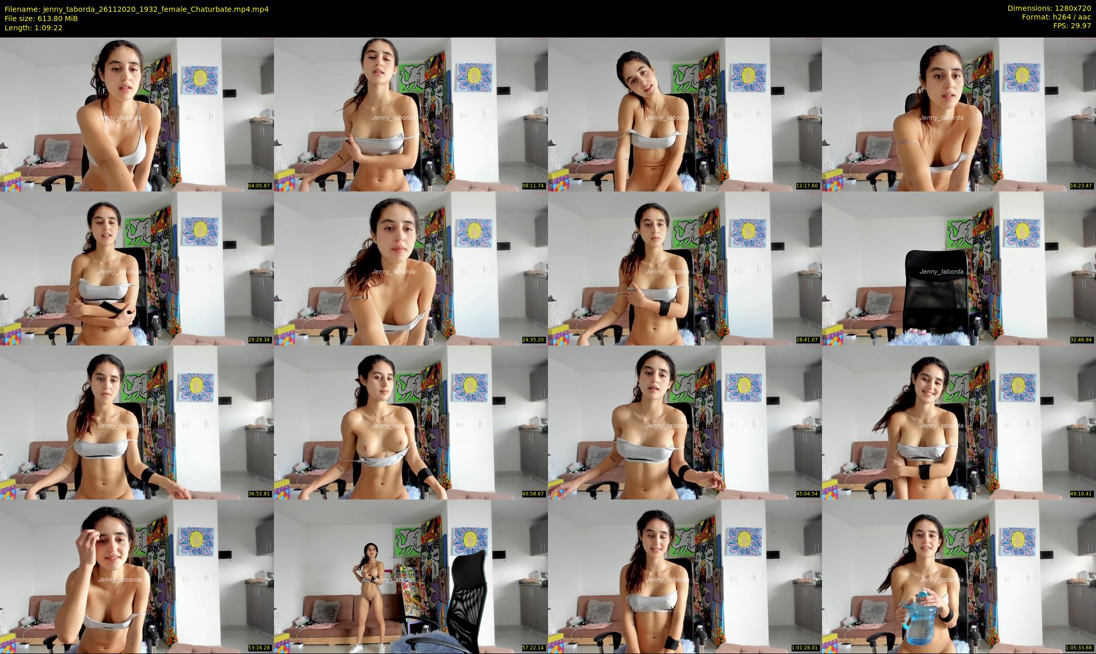 jenny_taborda — 70 minute Chaturbate female cam show recording, 720p, Nov 26, 2020