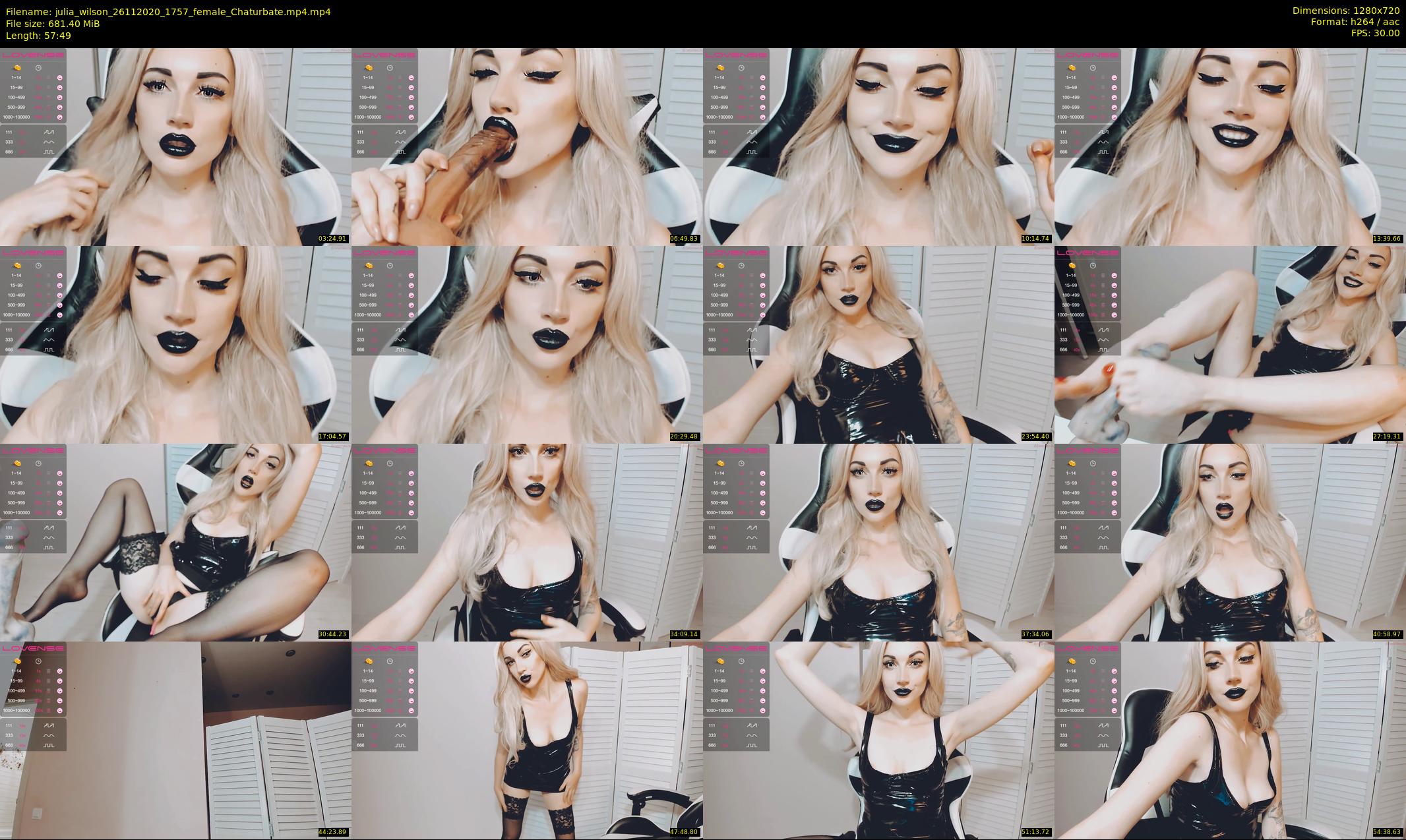 julia_wilson — 58 minute Chaturbate female cam show recording, 720p, Nov 26, 2020