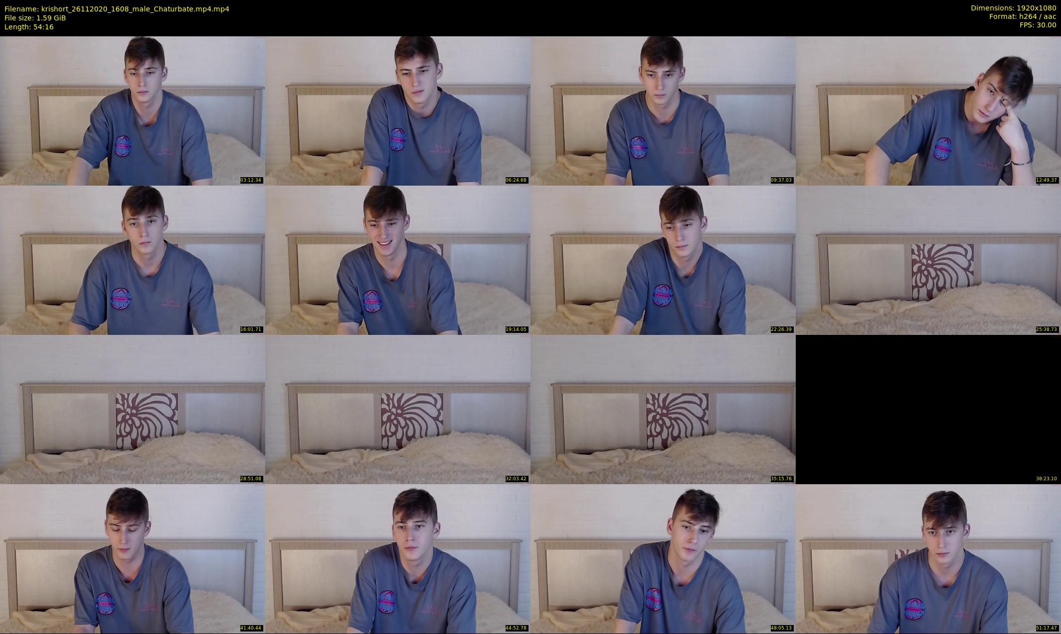 krishort — 55 minute Chaturbate male cam show recording, 1080p, Nov 26, 2020