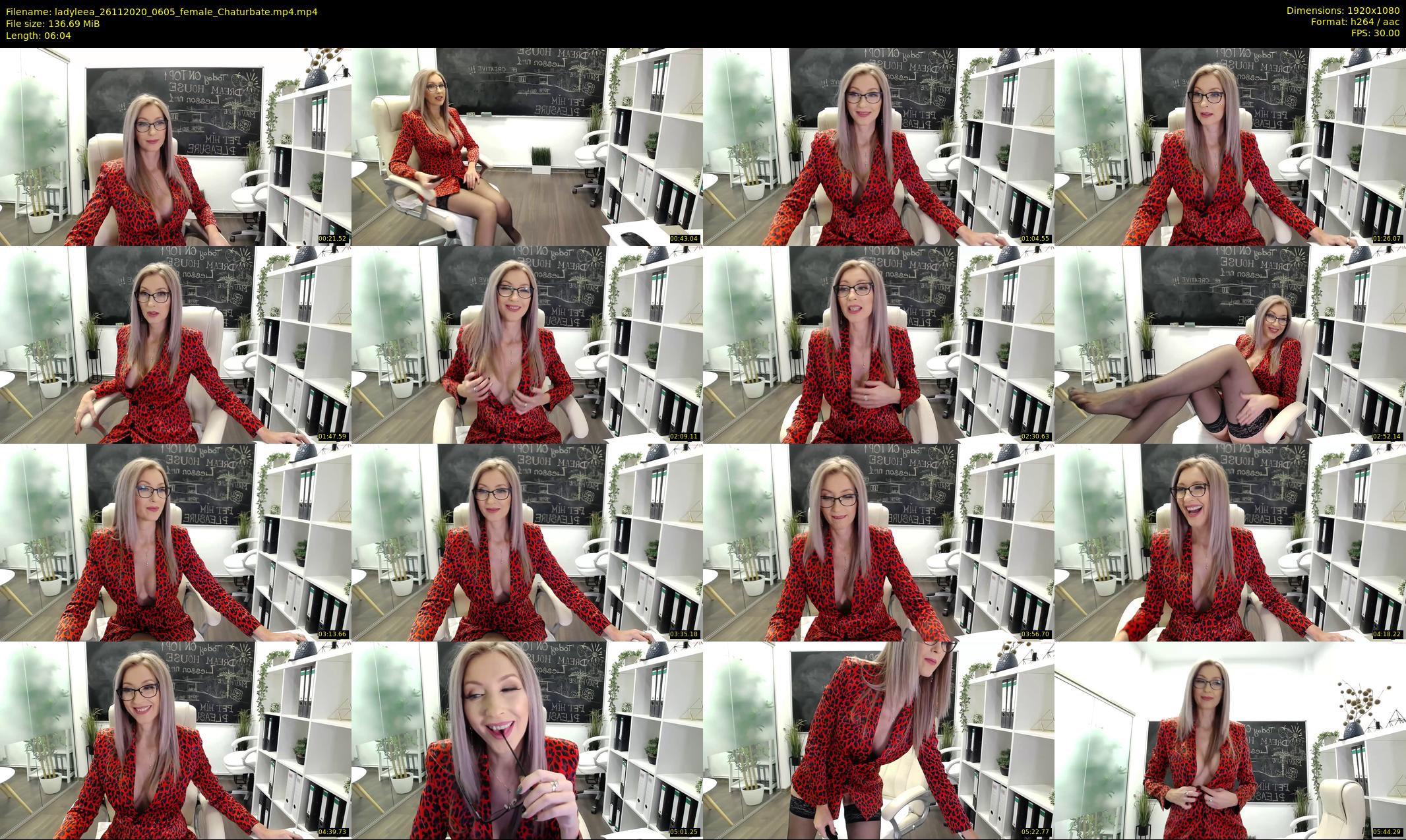 ladyleea — 7 minute Chaturbate female cam show recording, 1080p, Nov 26, 2020