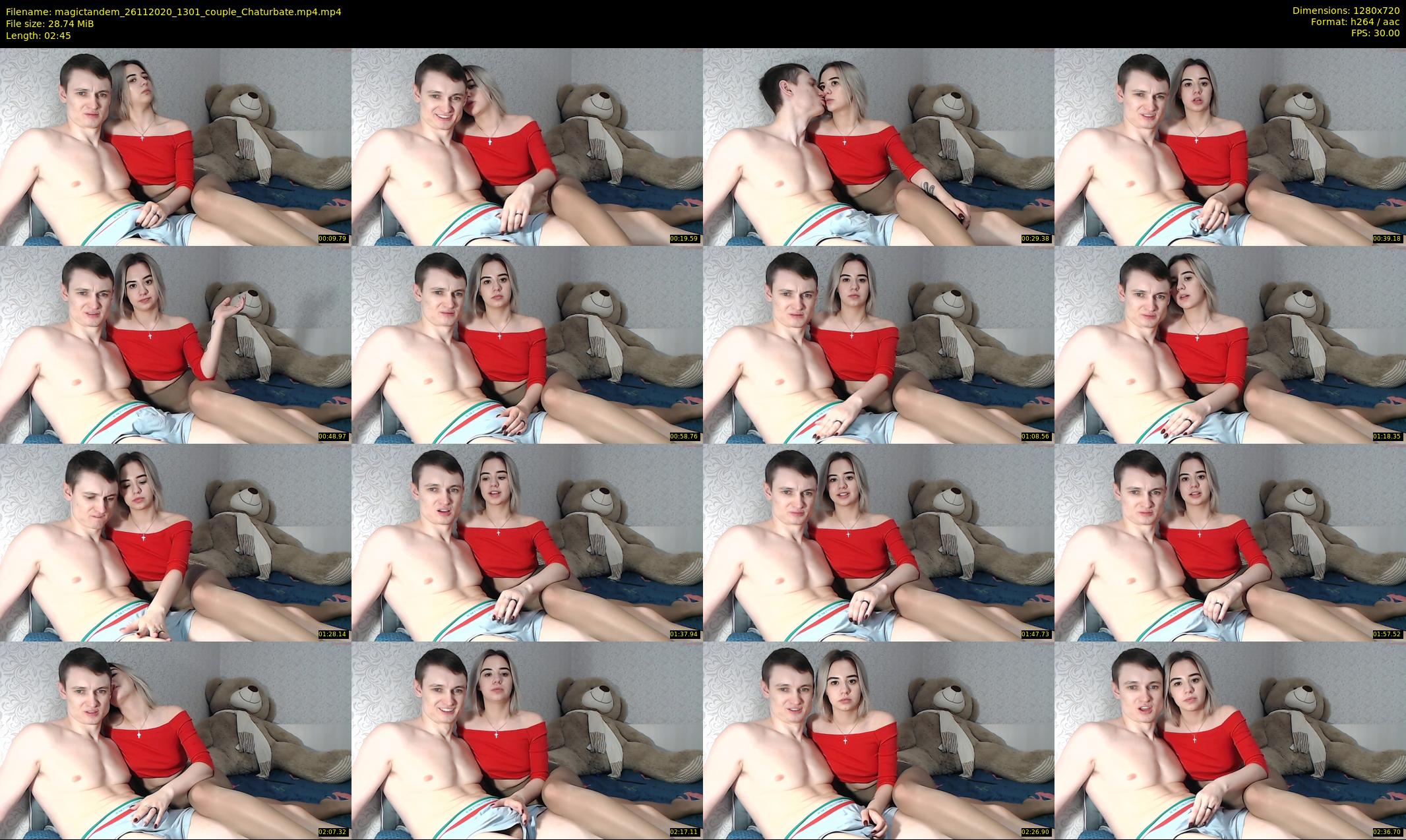 magictandem — 3 minute Chaturbate couple cam show recording, 720p, Nov 26, 2020