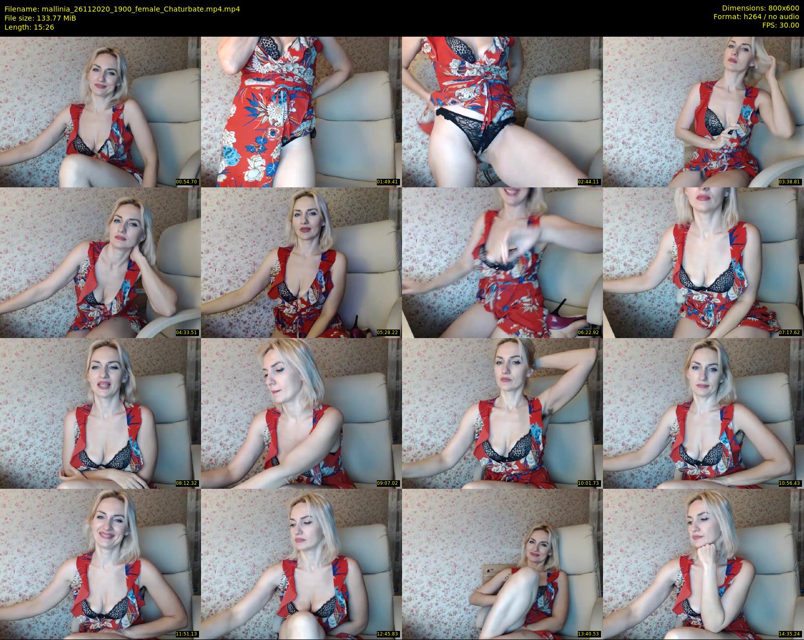 mallinia — 16 minute Chaturbate female cam show recording, 480p, Nov 26, 2020