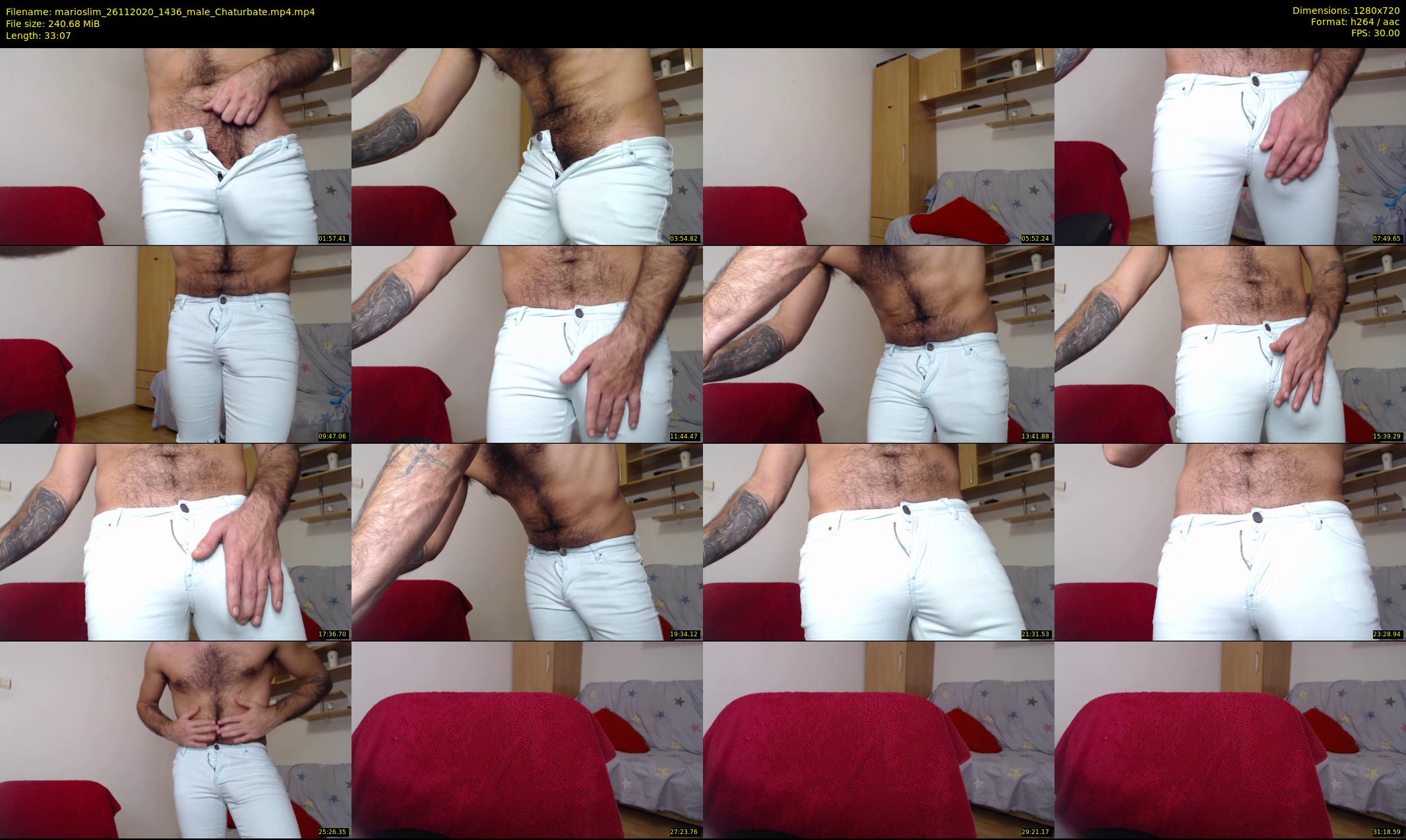 marioslim — 34 minute Chaturbate male cam show recording, 720p, Nov 26, 2020