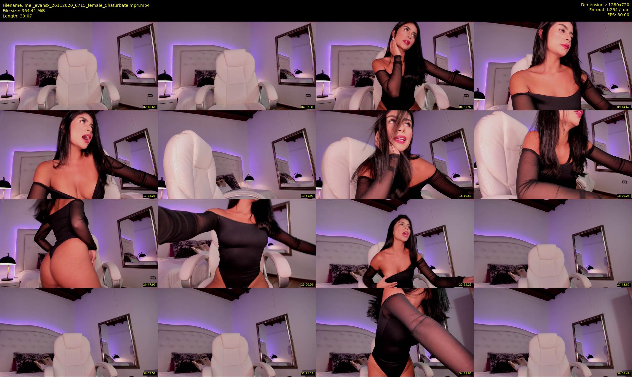 mel_evansx — 40 minute Chaturbate female cam show recording, 720p, Nov 26, 2020