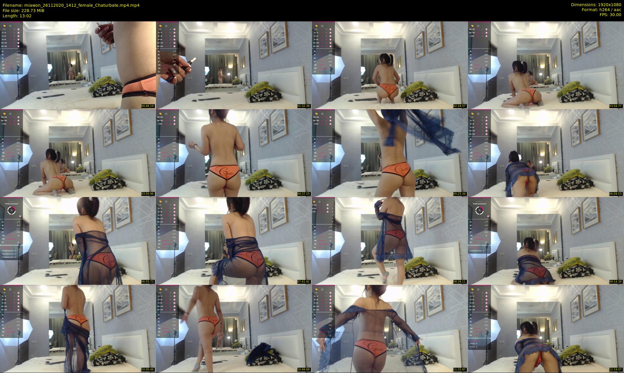 miawon — 14 minute Chaturbate female cam show recording, 1080p, Nov 26, 2020