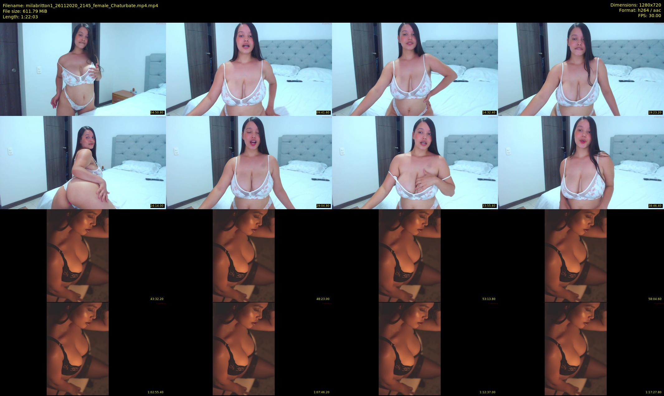 milabritton1 — 83 minute Chaturbate female cam show recording, 720p, Nov 26, 2020