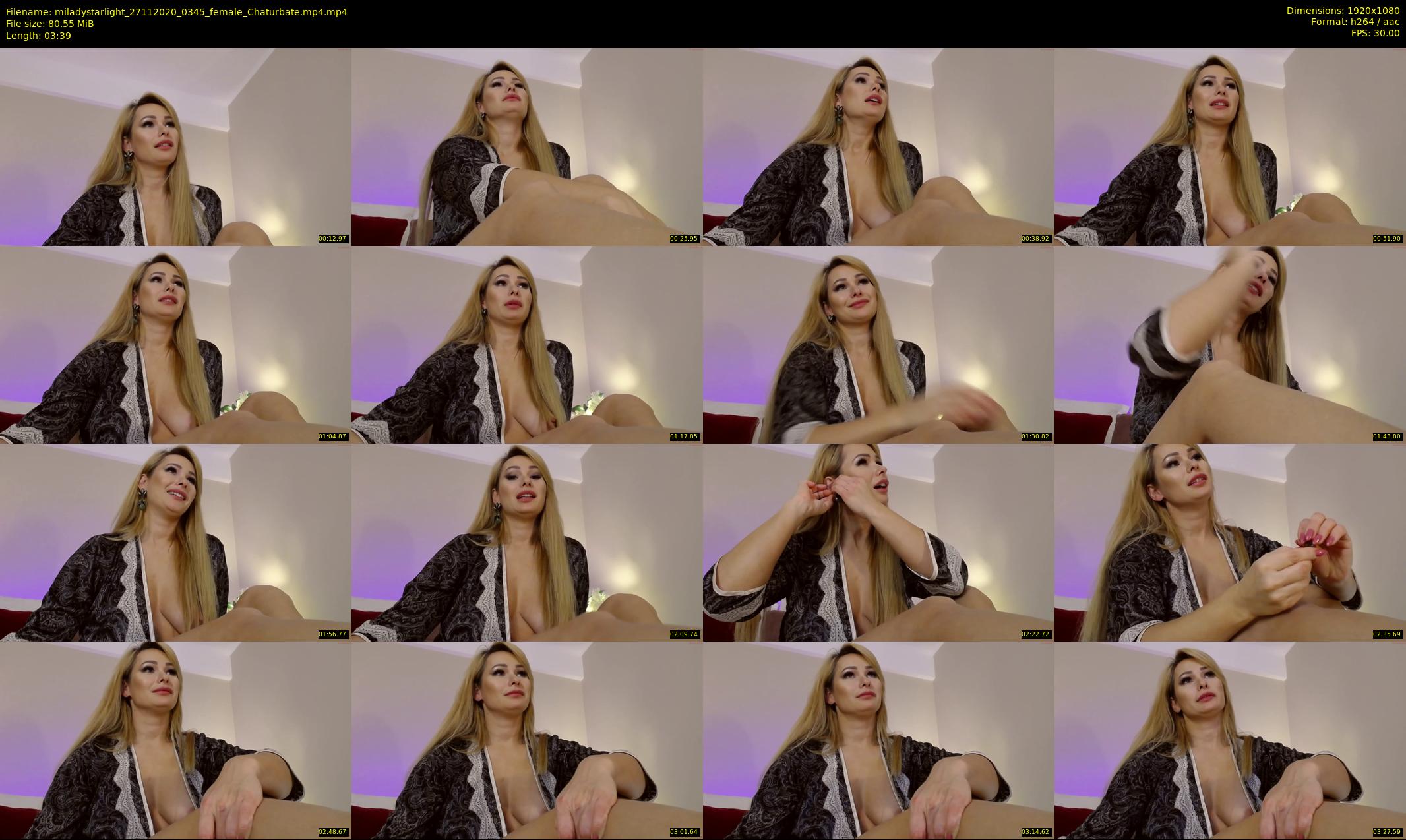 miladystarlight — 4 minute Chaturbate female cam show recording, 1080p, Nov 27, 2020