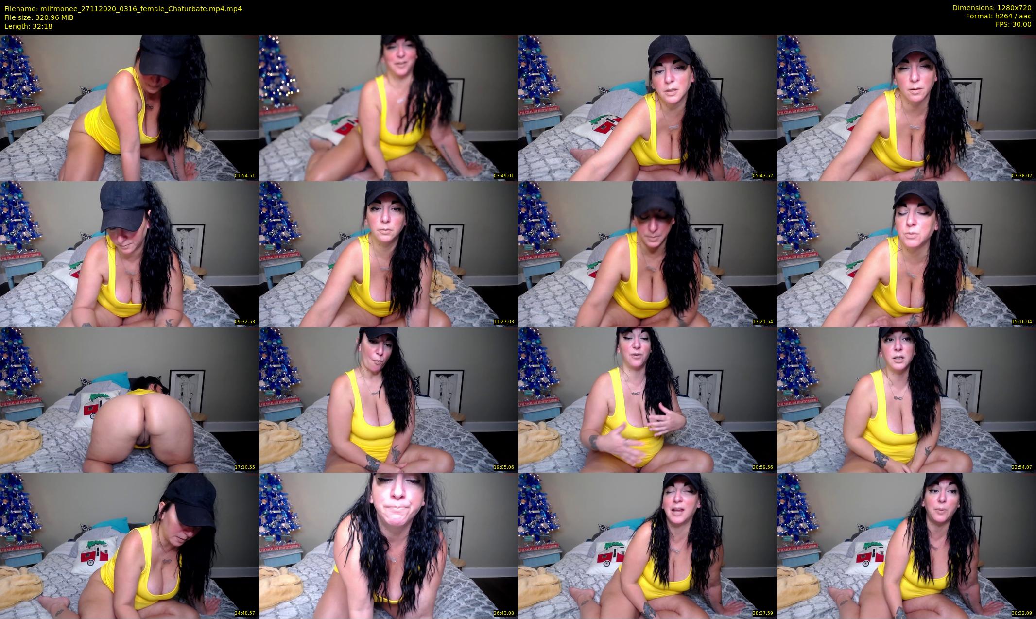milfmonee — 33 minute Chaturbate female cam show recording, 720p, Nov 27, 2020