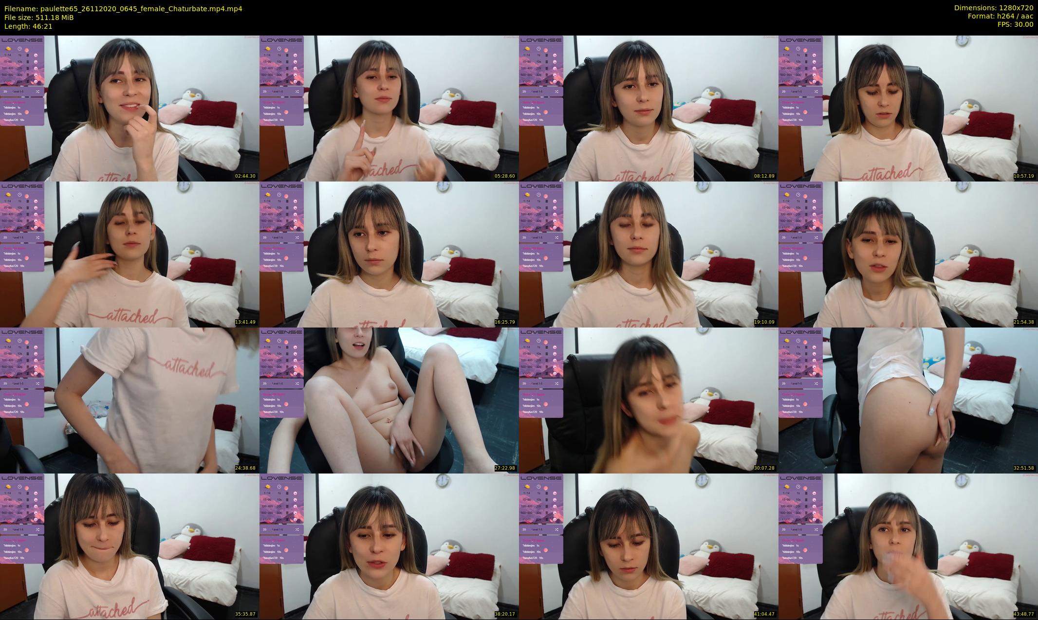 paulette65 — 47 minute Chaturbate female cam show recording, 720p, Nov 26, 2020