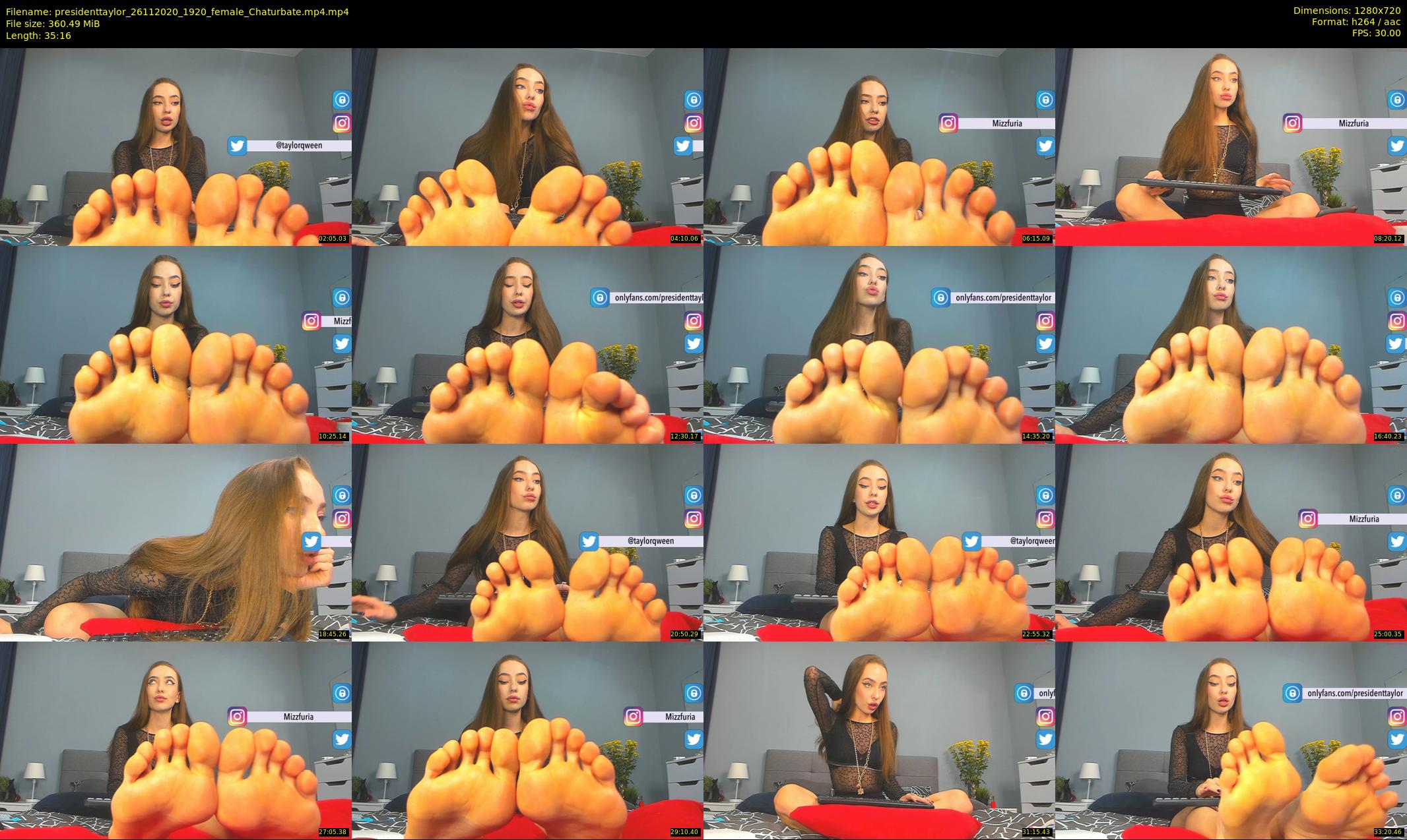presidenttaylor — 36 minute Chaturbate female cam show recording, 720p, Nov 26, 2020