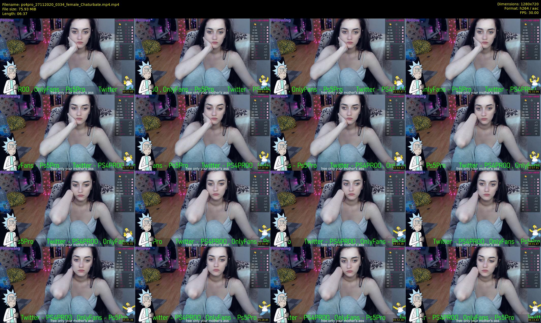 ps4pro — 7 minute Chaturbate female cam show recording, 720p, Nov 27, 2020