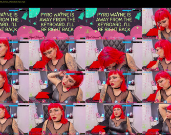pyrowayne — 59 minute Chaturbate female cam show recording, 720p, Nov 26, 2020