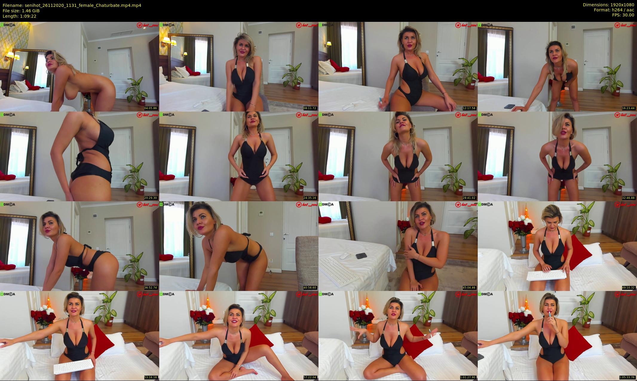 senihot — 70 minute Chaturbate female cam show recording, 1080p, Nov 26, 2020