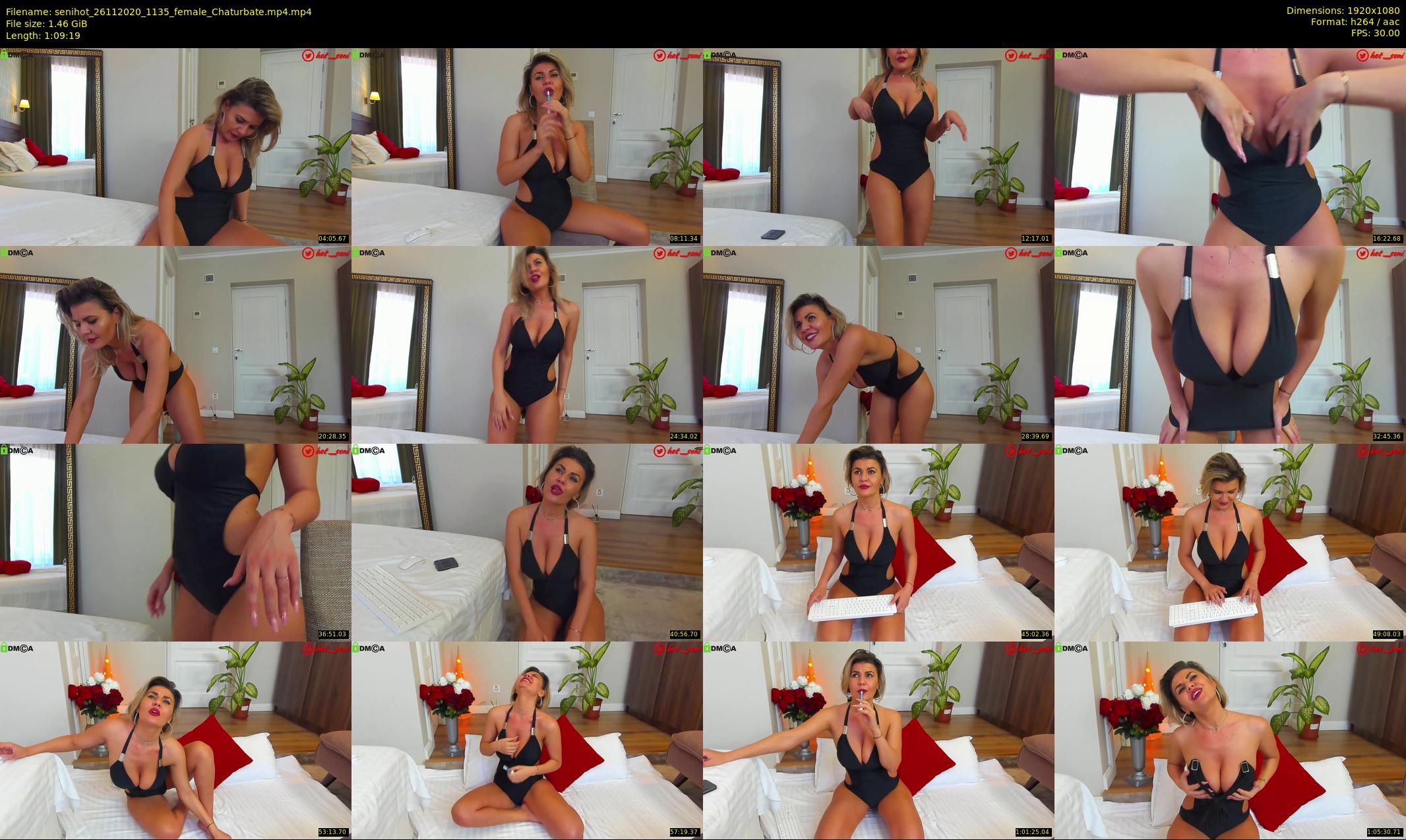 senihot — 70 minute Chaturbate female cam show recording, 1080p, Nov 26, 2020