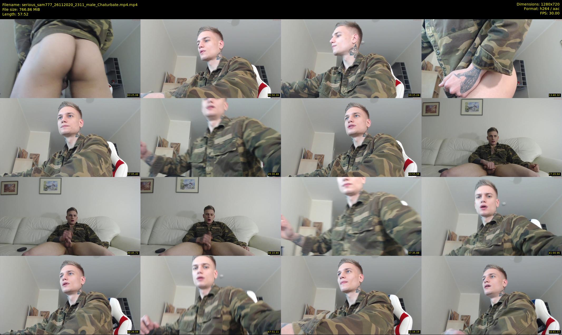 serious_sam777 — 58 minute Chaturbate male cam show recording, 720p, Nov 26, 2020