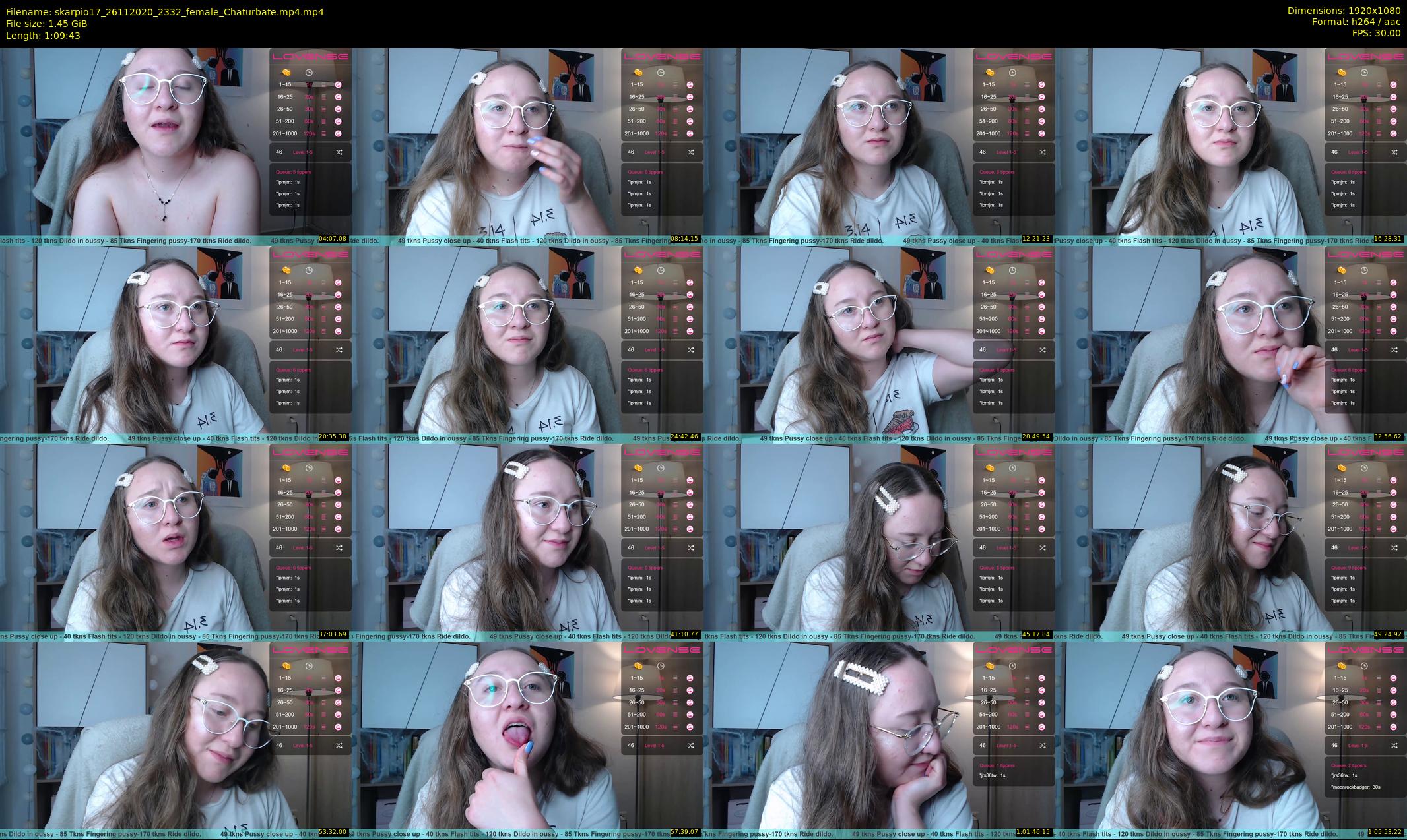 skarpio17 — 70 minute Chaturbate female cam show recording, 1080p, Nov 26, 2020