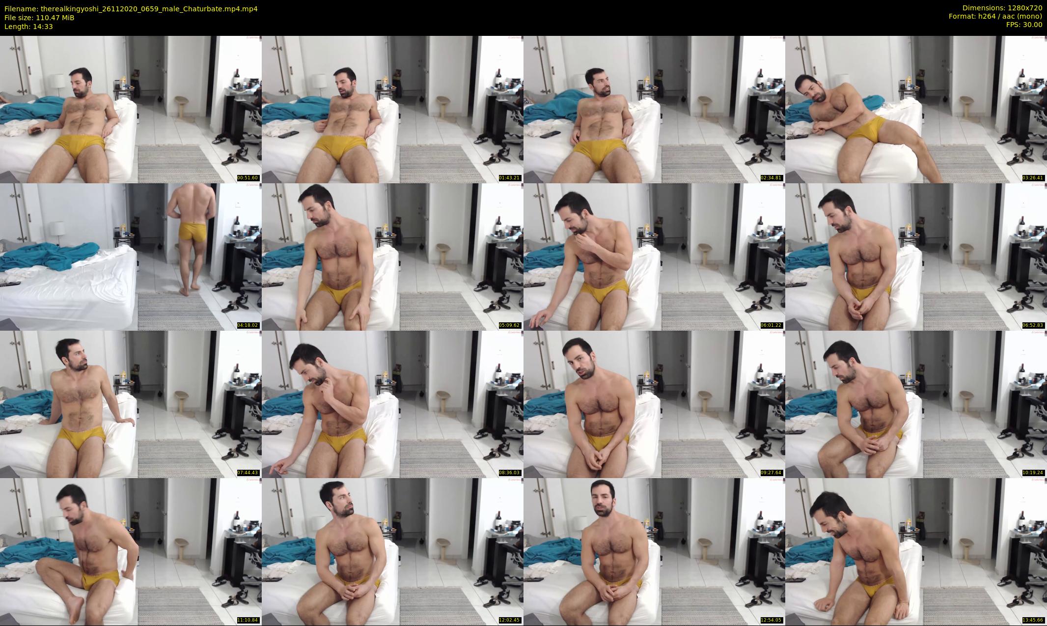 therealkingyoshi — 15 minute Chaturbate male cam show recording, 720p, Nov 26, 2020