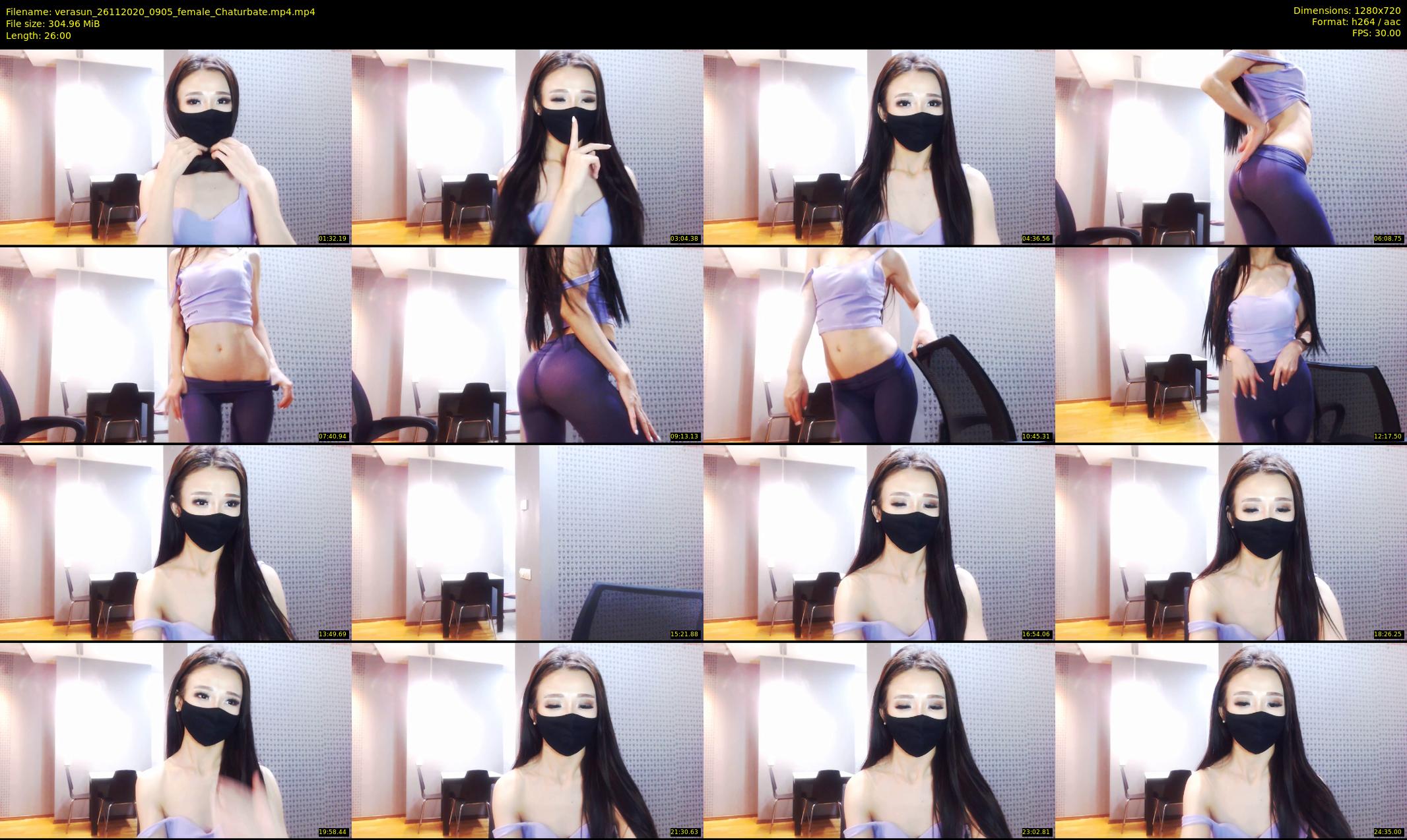 verasun — 26 minute Chaturbate female cam show recording, 720p, Nov 26, 2020