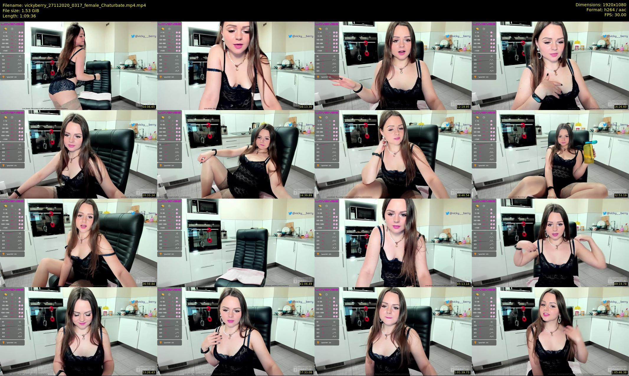vickyberry — 70 minute Chaturbate female cam show recording, 1080p, Nov 27, 2020