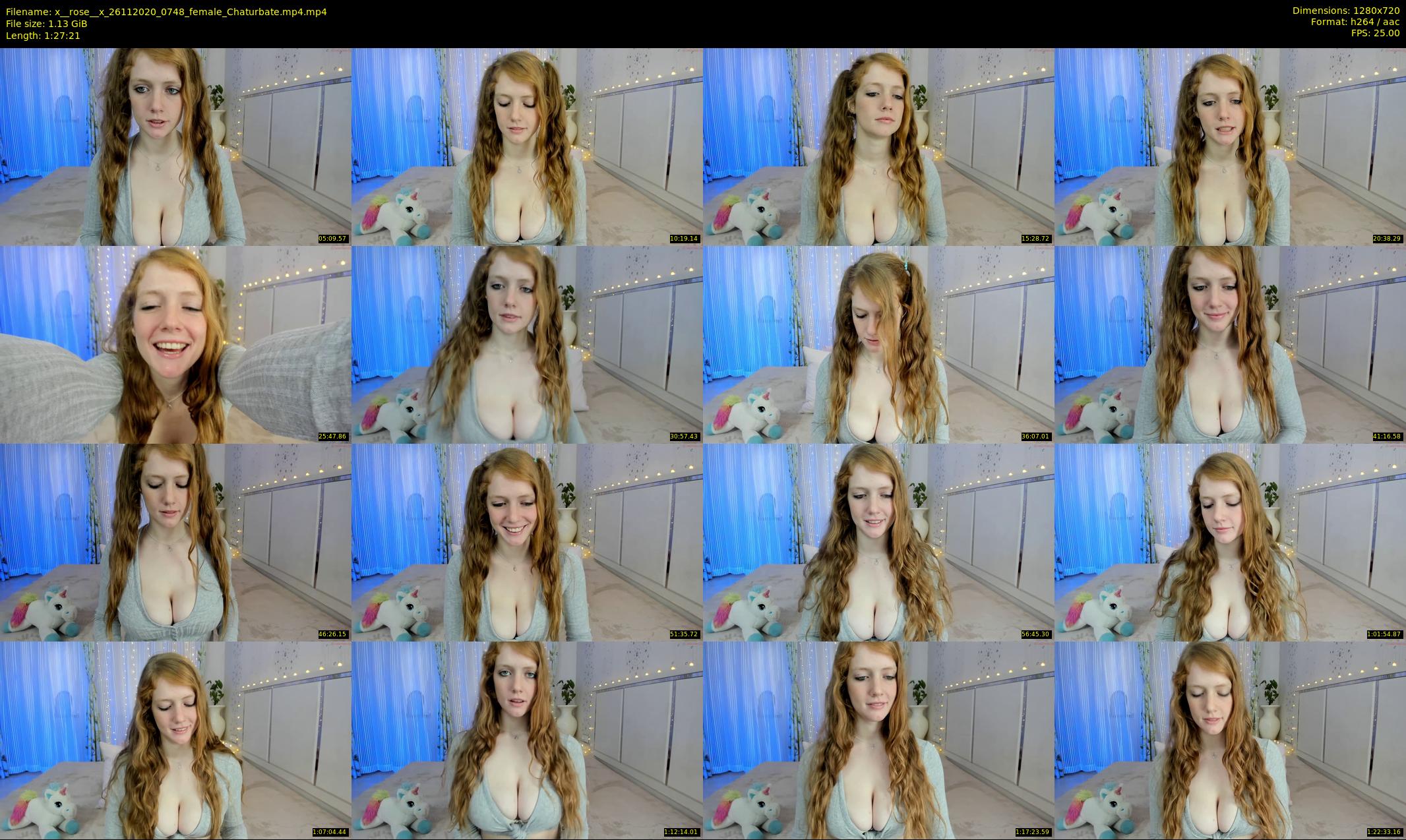 x__rose__x — 88 minute Chaturbate female cam show recording, 720p, Nov 26, 2020
