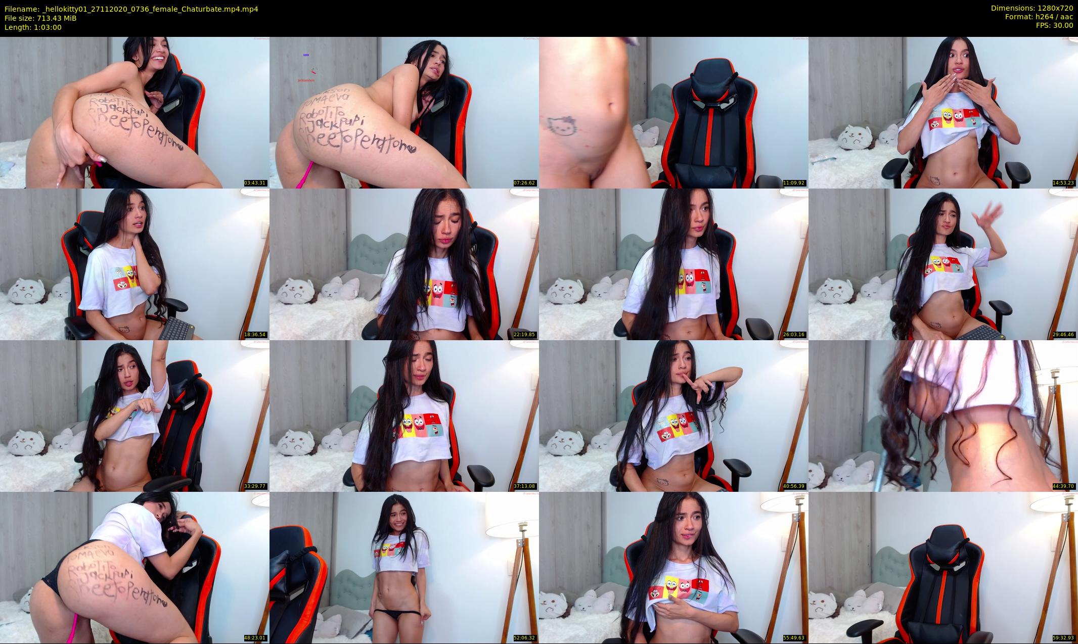 _hellokitty01 — 63 minute Chaturbate female cam show recording, 720p, Nov 27, 2020